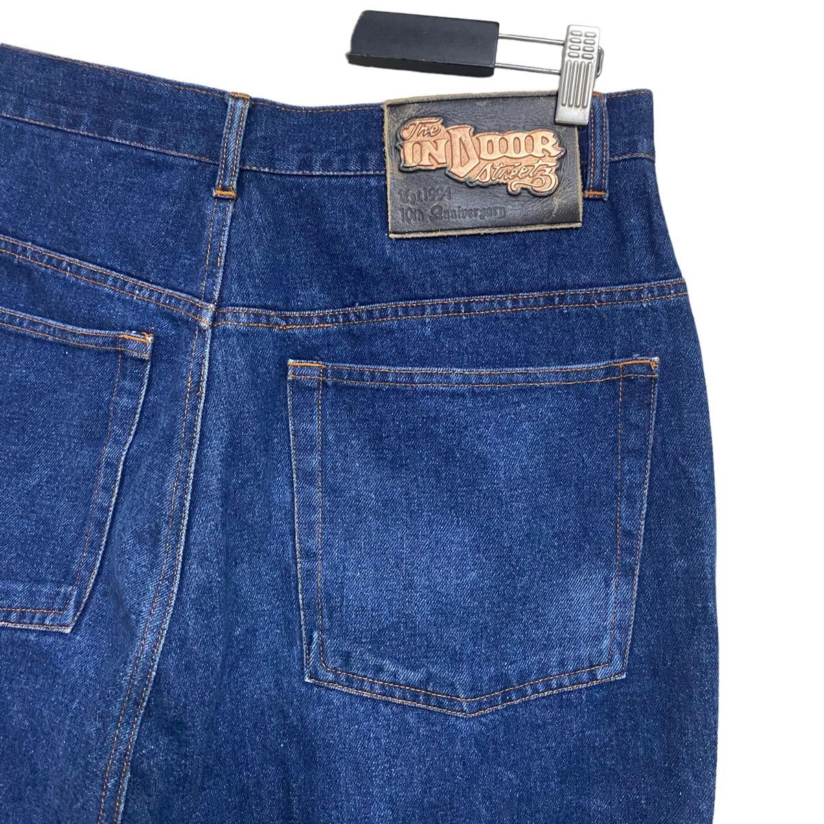 Vintage Vintage THE INDOOR STREET3 Denim Baggy Jeans Size US 31 - 1 Thumbnail