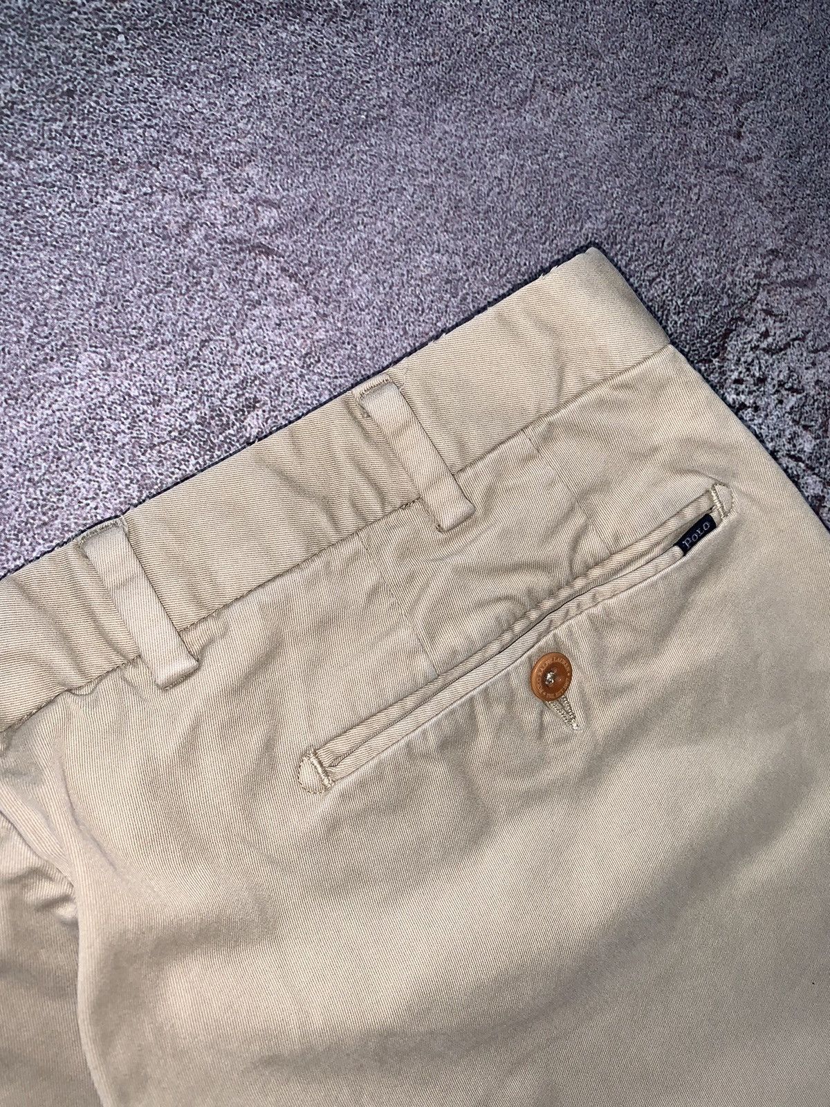Polo Ralph Lauren × Vintage Polo Ralph Lauren 34/34 beige chinos casual pants trouser Size US 34 / EU 50 - 16 Thumbnail
