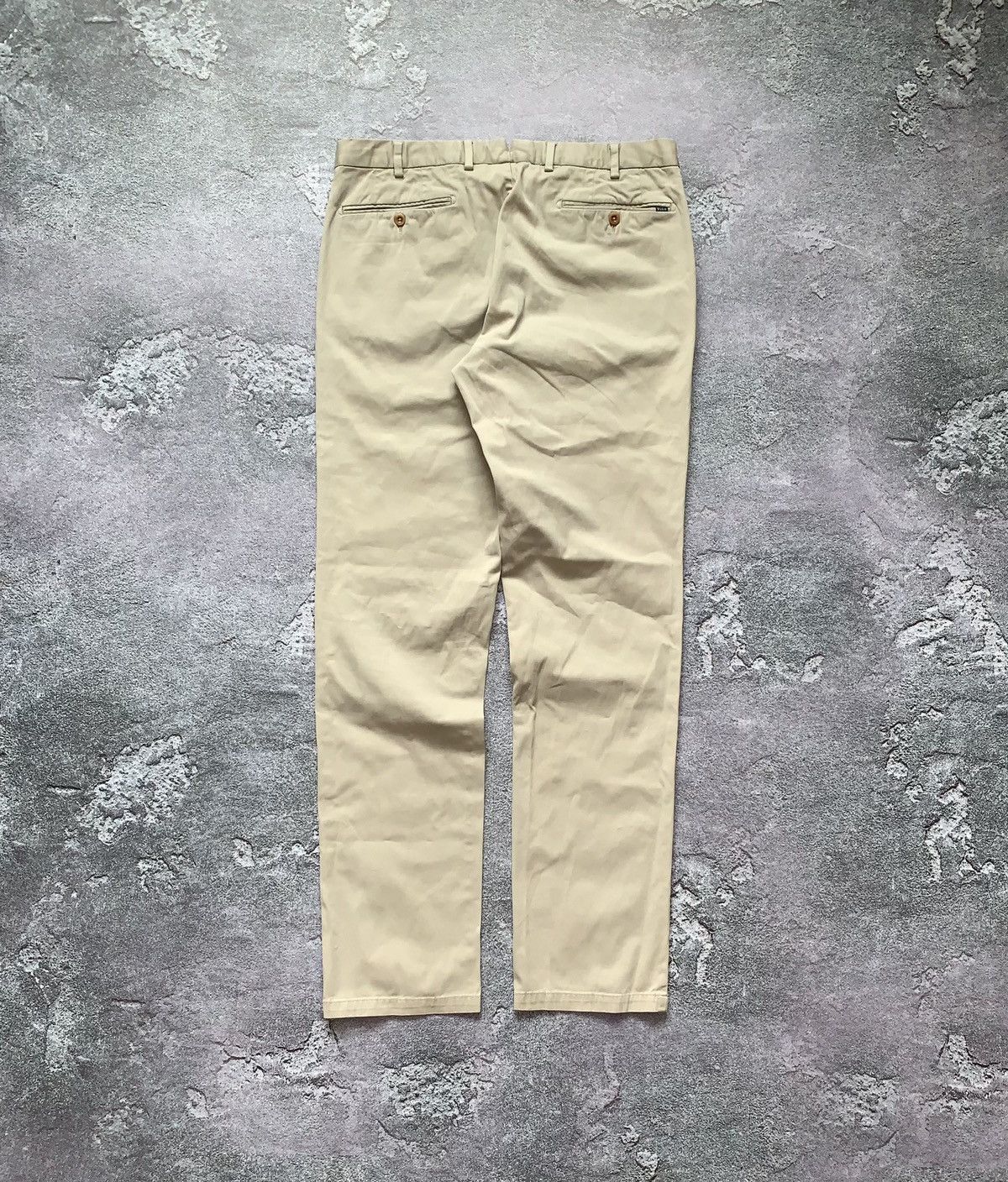Polo Ralph Lauren × Vintage Polo Ralph Lauren 34/34 beige chinos casual pants trouser Size US 34 / EU 50 - 12 Thumbnail