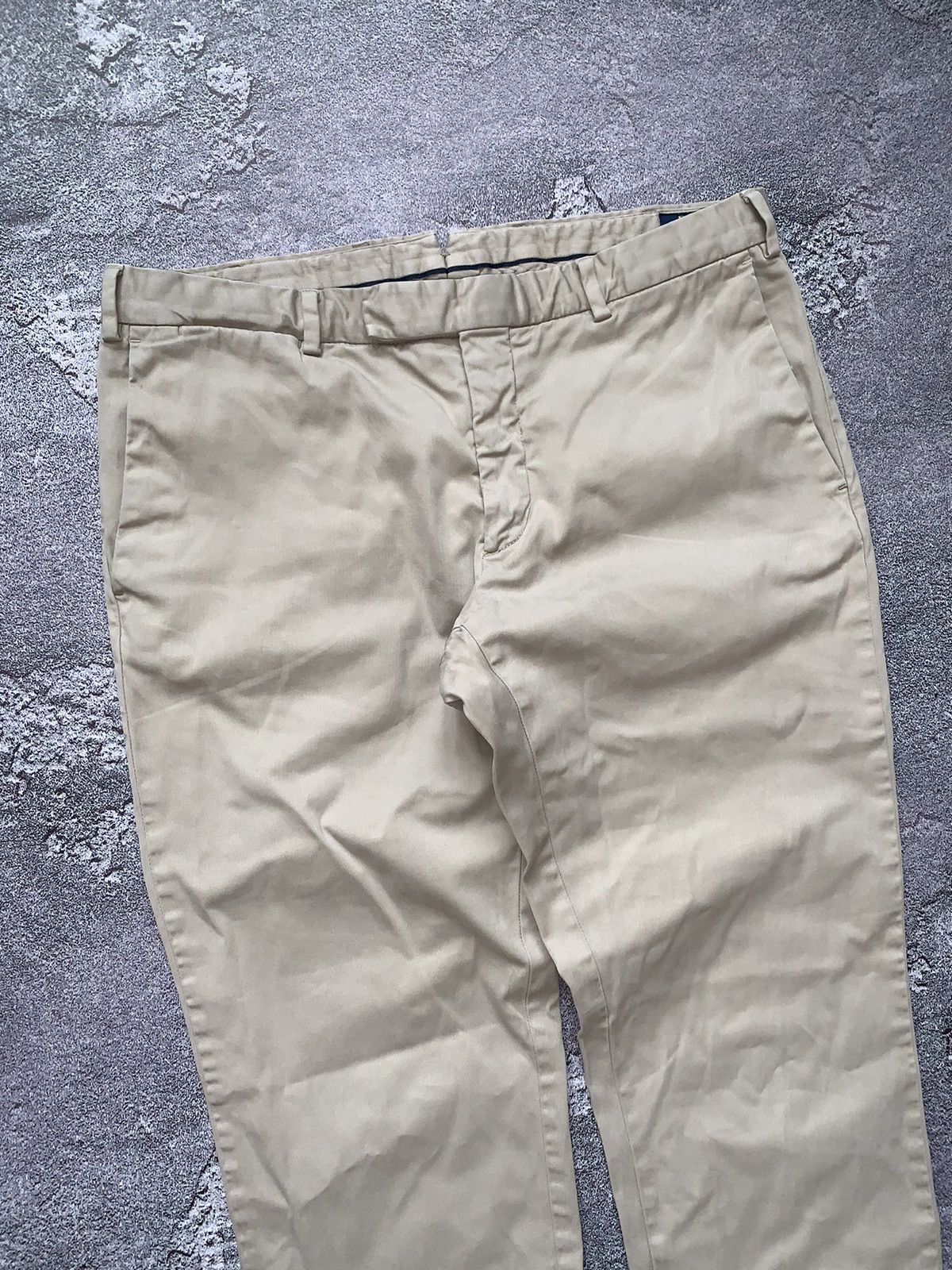 Polo Ralph Lauren × Vintage Polo Ralph Lauren 34/34 beige chinos casual pants trouser Size US 34 / EU 50 - 6 Thumbnail