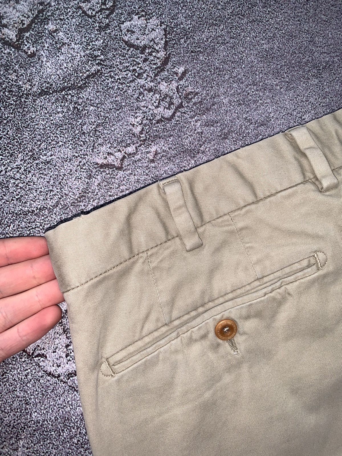 Polo Ralph Lauren × Vintage Polo Ralph Lauren 34/34 beige chinos casual pants trouser Size US 34 / EU 50 - 15 Thumbnail