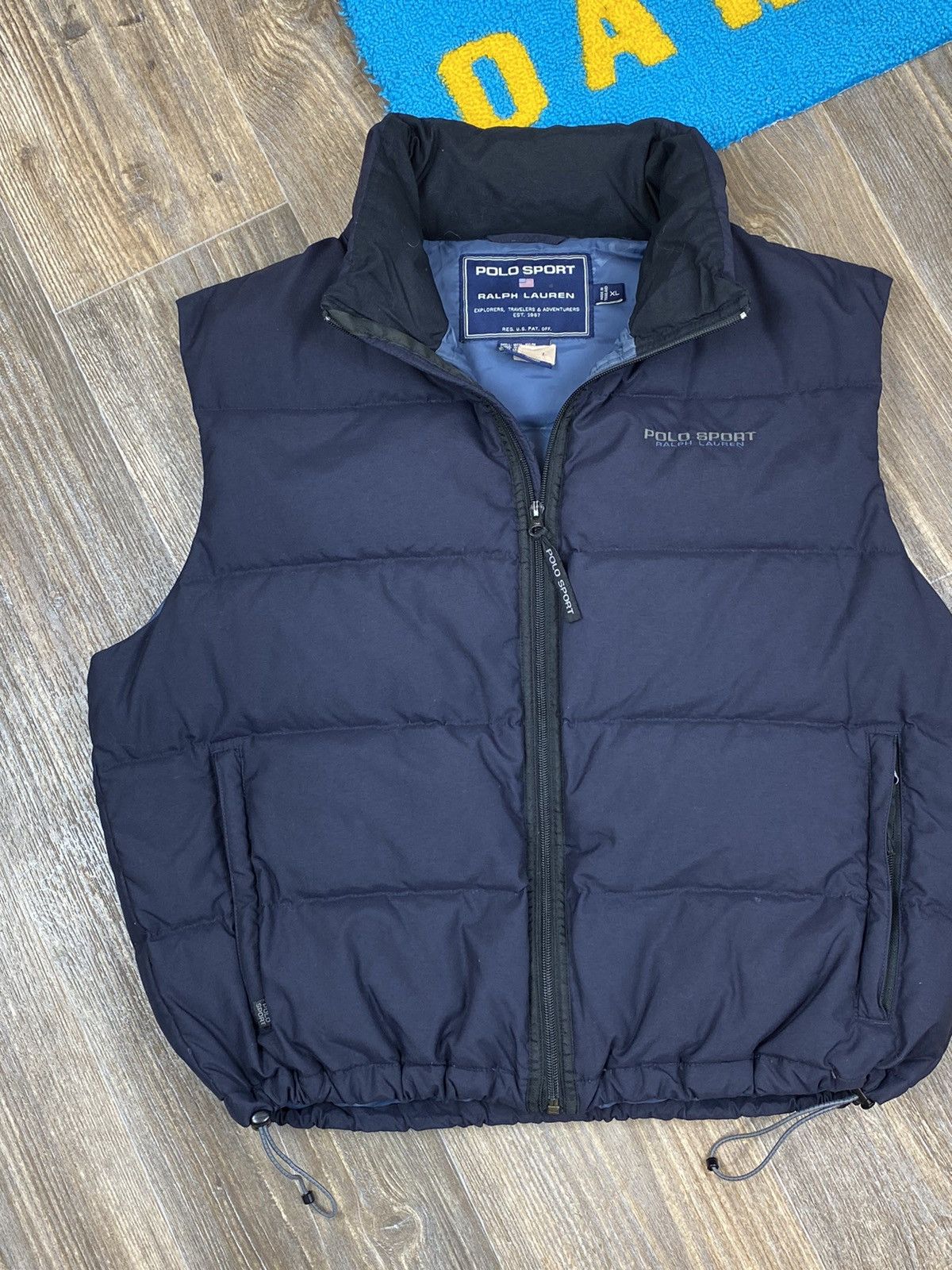 Polo Ralph Lauren × Vintage Vintage Polo Sport Ralph Lauren blue puffer vest jacket Size US XL / EU 56 / 4 - 3 Thumbnail