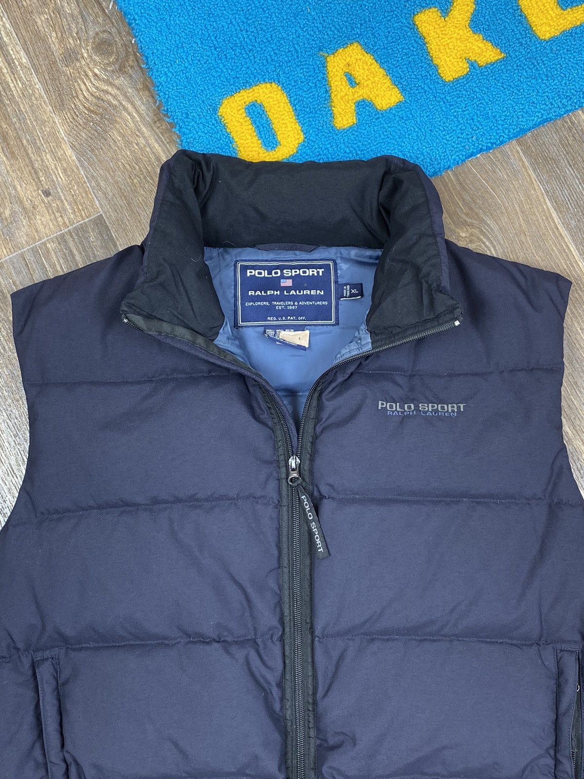 Polo Ralph Lauren × Vintage Vintage Polo Sport Ralph Lauren blue puffer vest jacket Size US XL / EU 56 / 4 - 4 Thumbnail