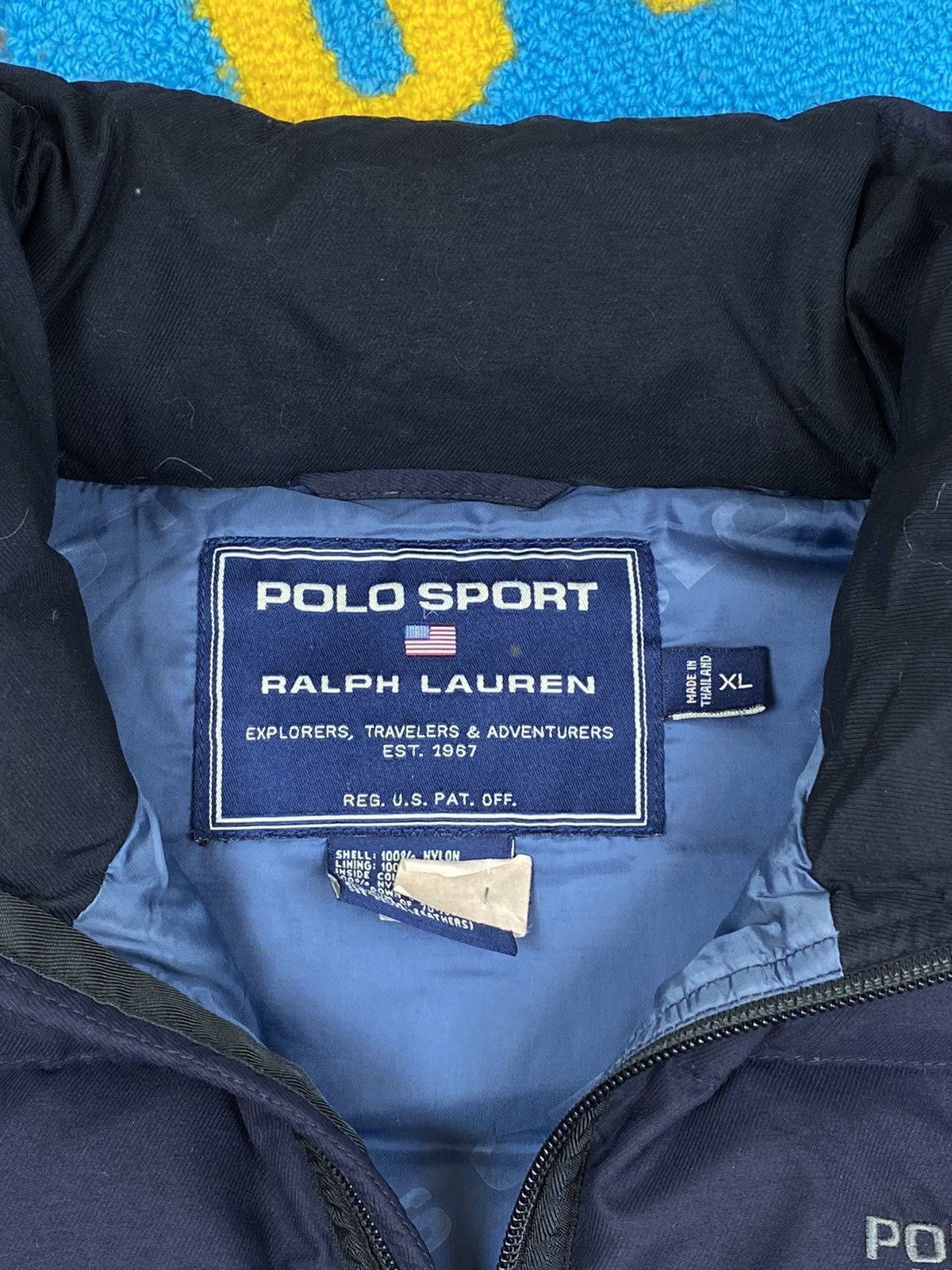 Polo Ralph Lauren × Vintage Vintage Polo Sport Ralph Lauren blue puffer vest jacket Size US XL / EU 56 / 4 - 12 Thumbnail