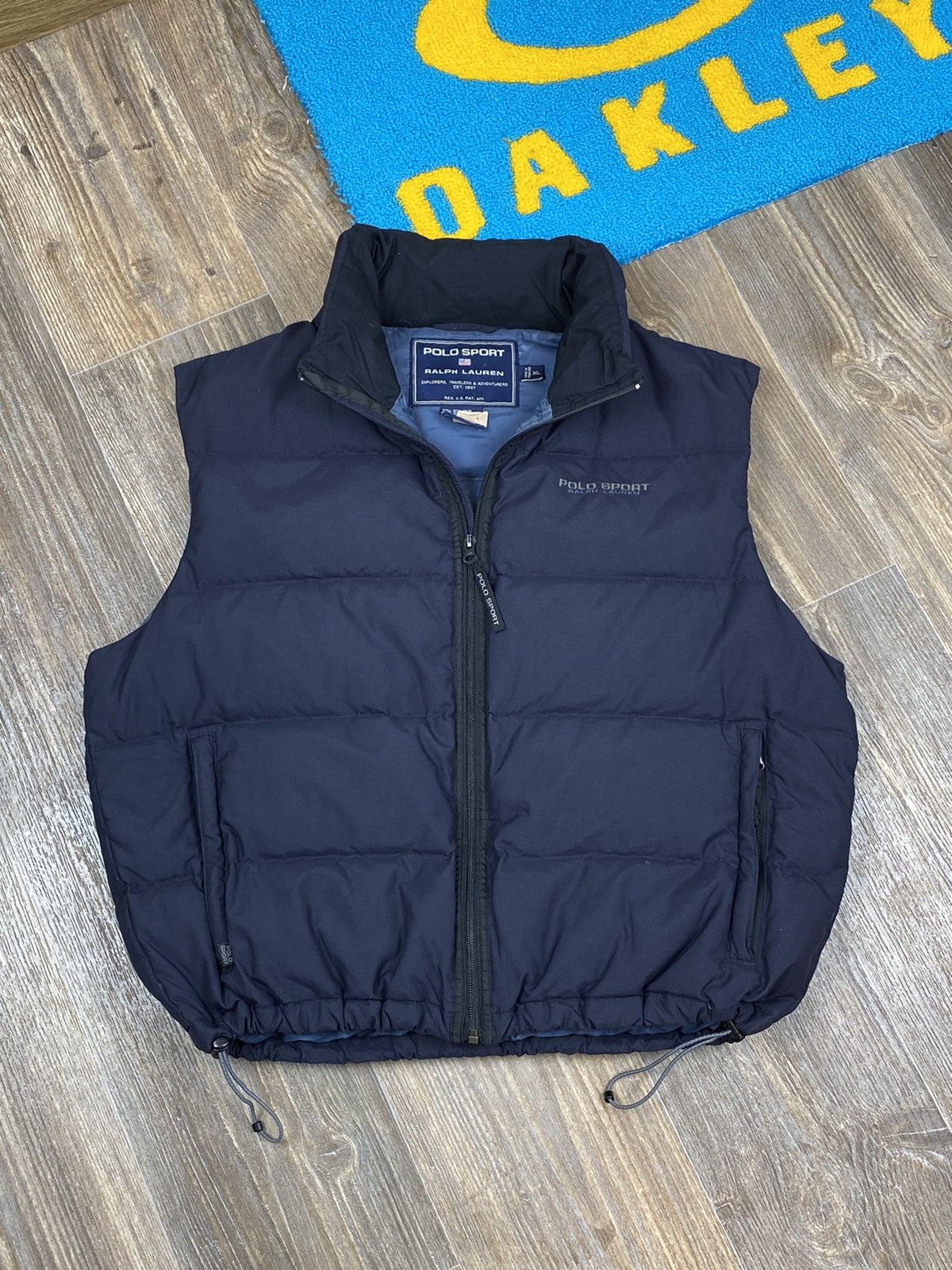 Polo Ralph Lauren × Vintage Vintage Polo Sport Ralph Lauren blue puffer vest jacket Size US XL / EU 56 / 4 - 2 Thumbnail