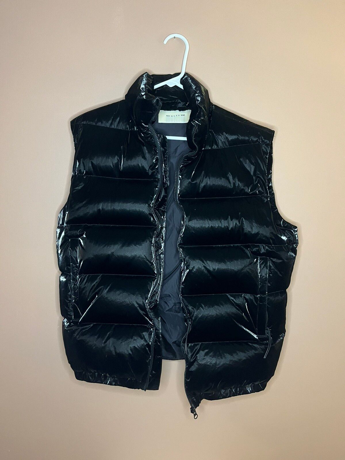 Pre-owned 1017 Alyx 9sm X Alyx Need Gonealyx Night Rider Puffer Vest In Black