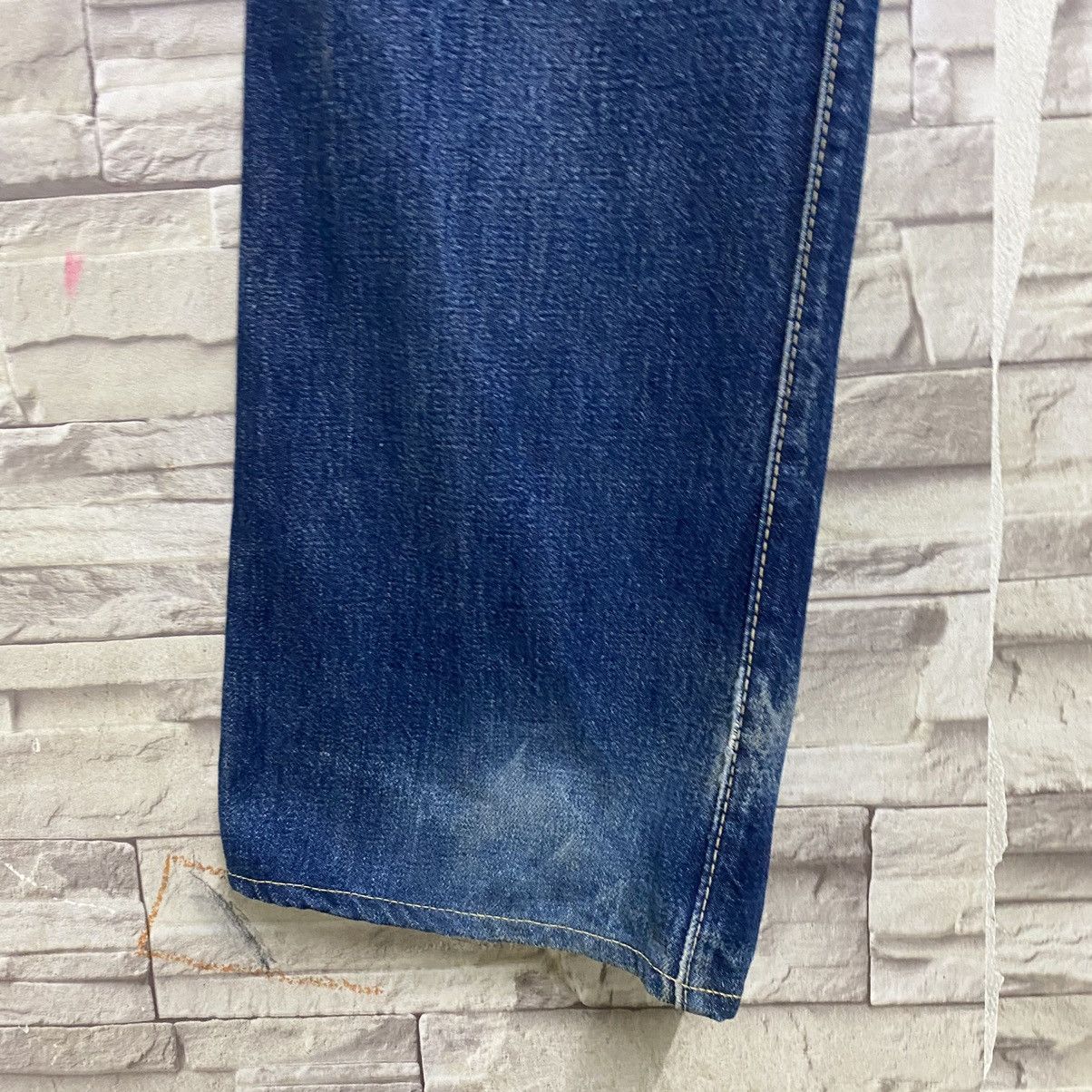 The Real McCoy's Vintage The Real McCoy Distressed Denim Selvedge Jeans 32x33 Size US 32 / EU 48 - 13 Thumbnail
