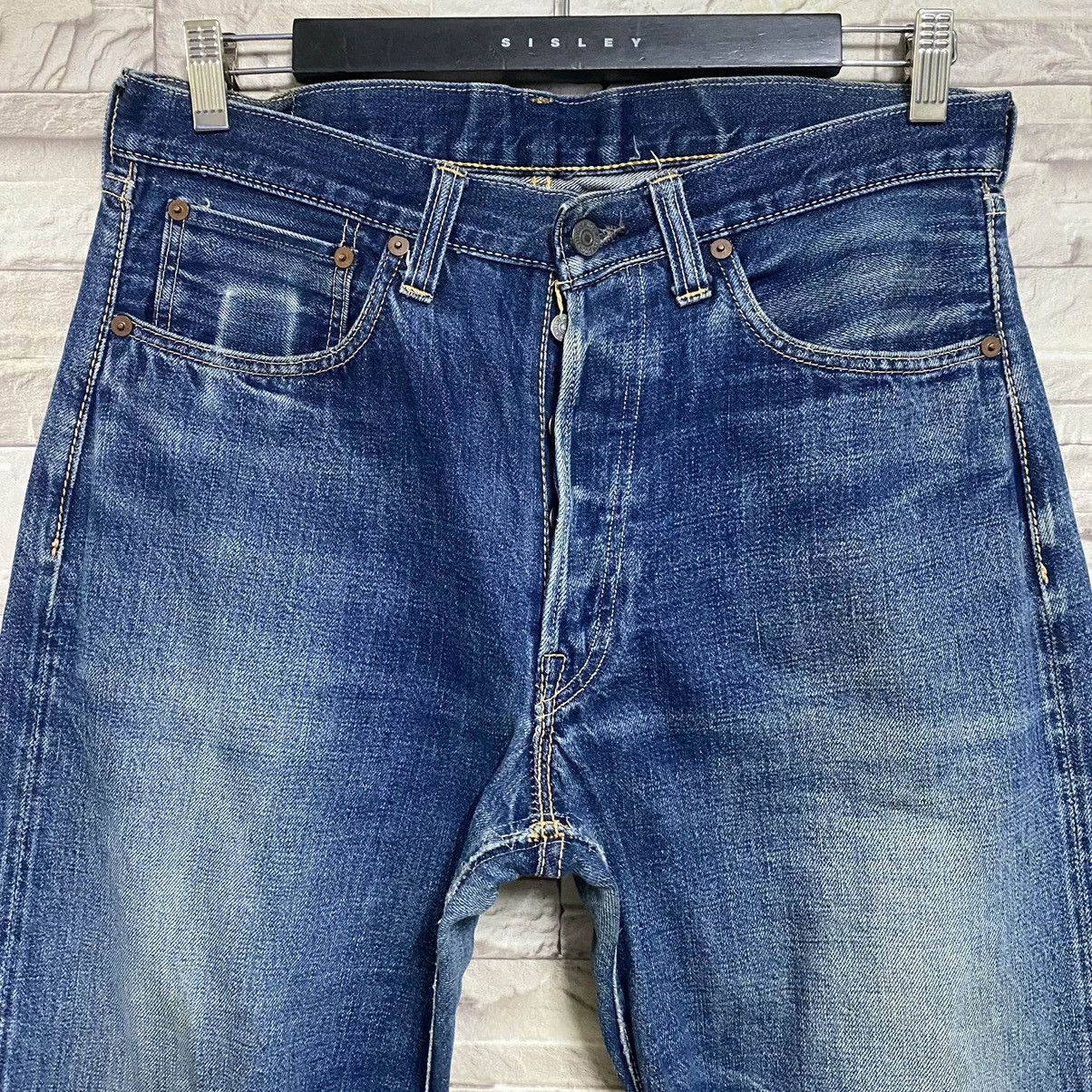 The Real McCoy's Vintage The Real McCoy Distressed Denim Selvedge Jeans 32x33 Size US 32 / EU 48 - 4 Thumbnail