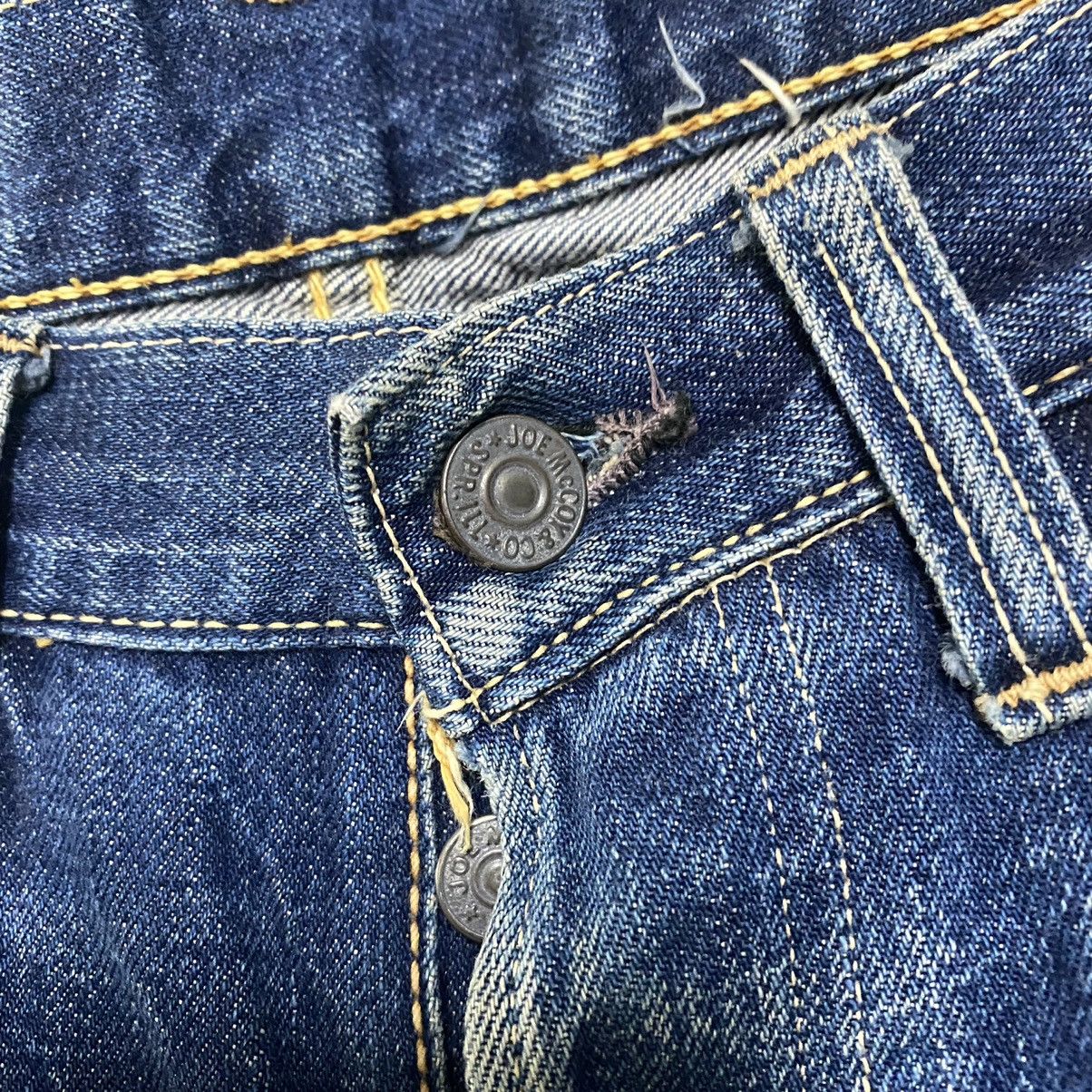 The Real McCoy's Vintage The Real McCoy Distressed Denim Selvedge Jeans 32x33 Size US 32 / EU 48 - 8 Thumbnail