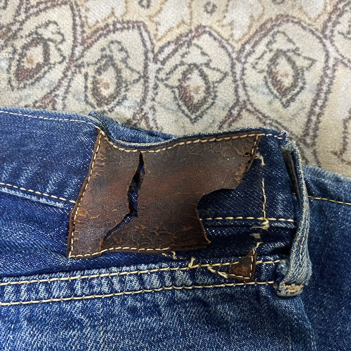 The Real McCoy's Vintage The Real McCoy Distressed Denim Selvedge Jeans 32x33 Size US 32 / EU 48 - 14 Thumbnail
