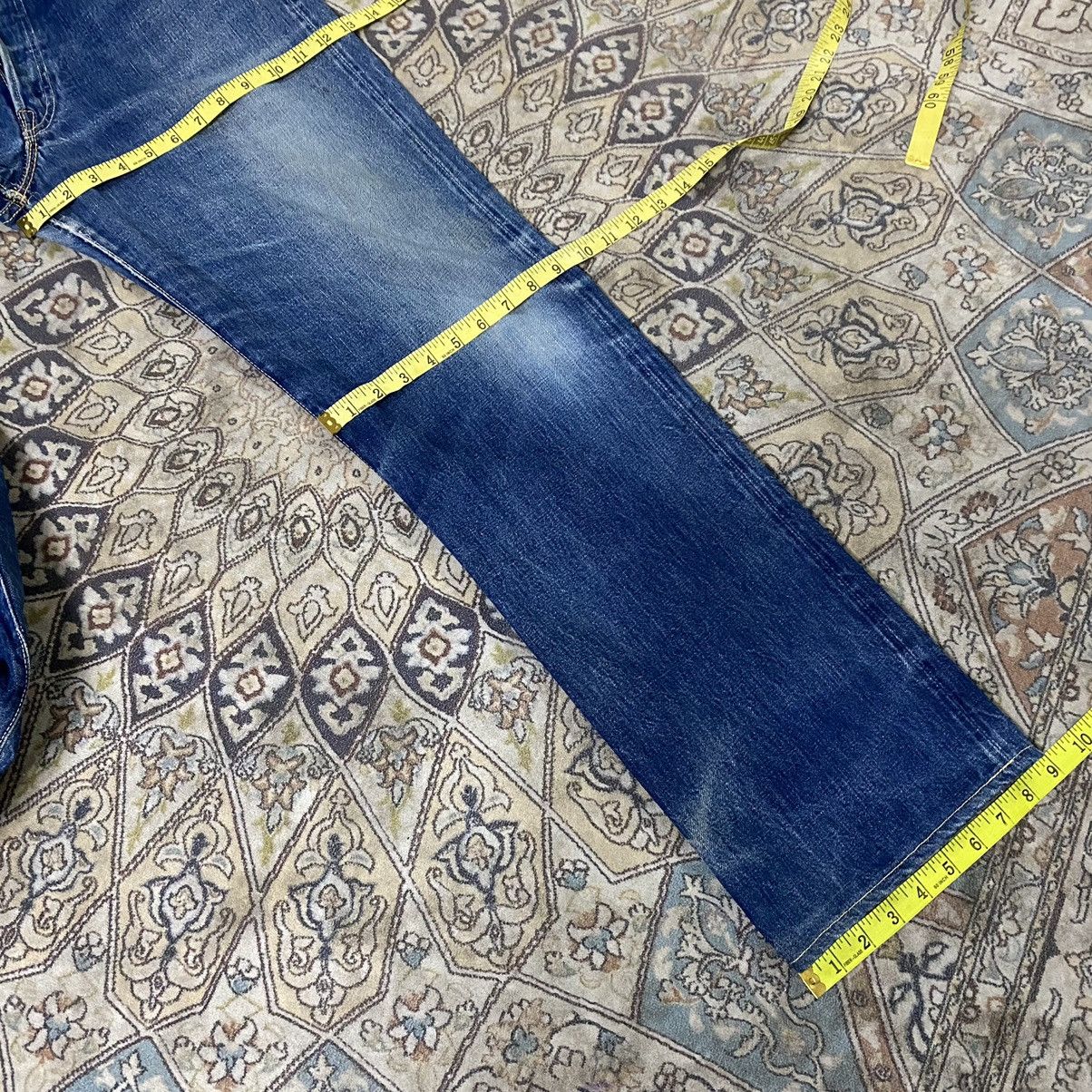 The Real McCoy's Vintage The Real McCoy Distressed Denim Selvedge Jeans 32x33 Size US 32 / EU 48 - 20 Thumbnail
