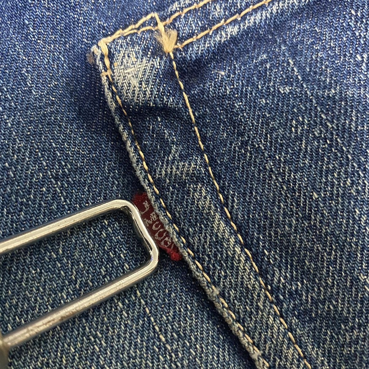 The Real McCoy's Vintage The Real McCoy Distressed Denim Selvedge Jeans 32x33 Size US 32 / EU 48 - 15 Thumbnail