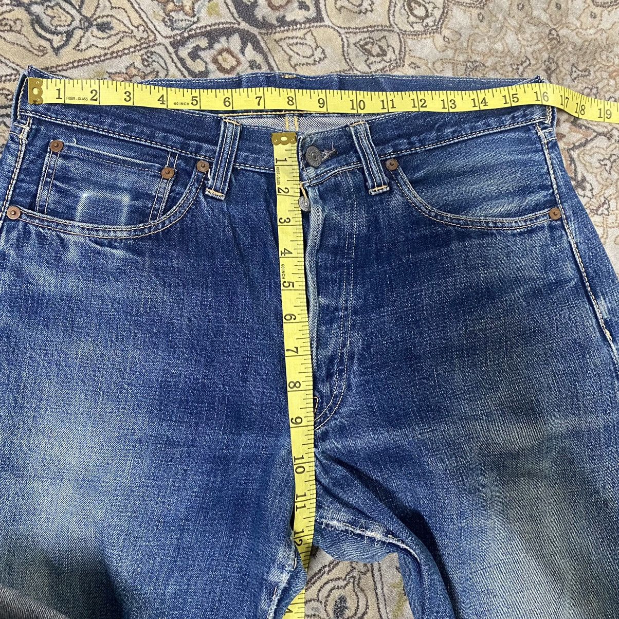 The Real McCoy's Vintage The Real McCoy Distressed Denim Selvedge Jeans 32x33 Size US 32 / EU 48 - 17 Thumbnail