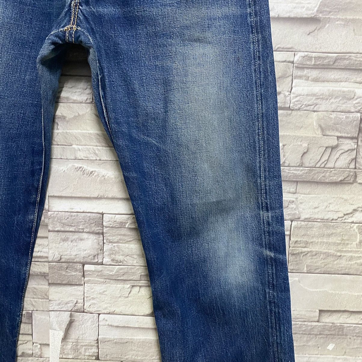 The Real McCoy's Vintage The Real McCoy Distressed Denim Selvedge Jeans 32x33 Size US 32 / EU 48 - 5 Thumbnail