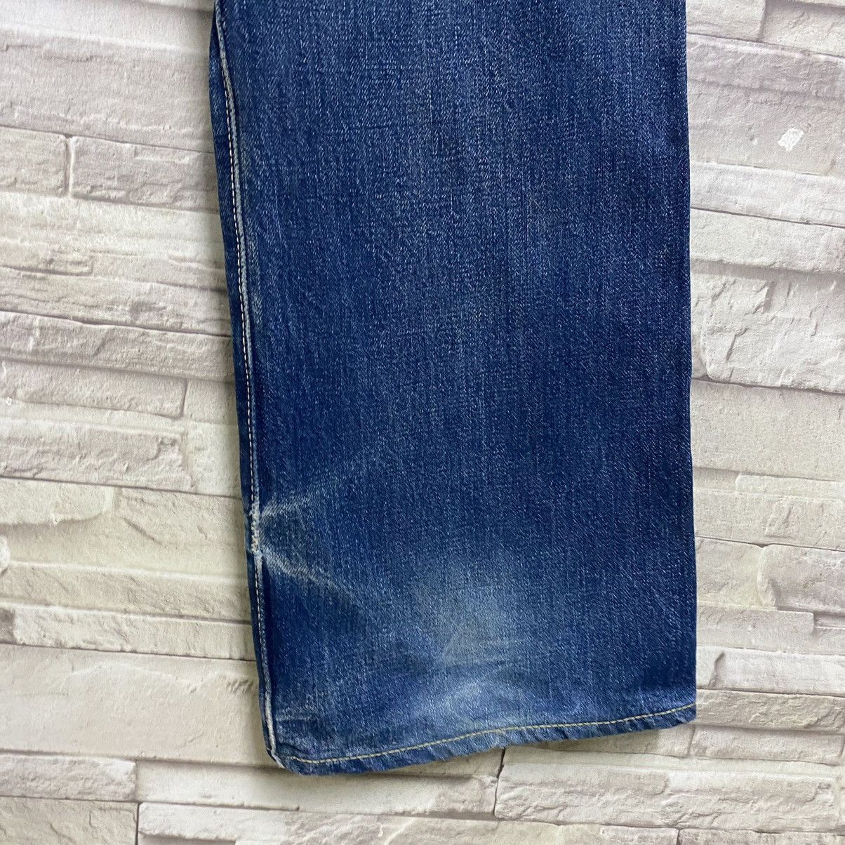 The Real McCoy's Vintage The Real McCoy Distressed Denim Selvedge Jeans 32x33 Size US 32 / EU 48 - 12 Thumbnail