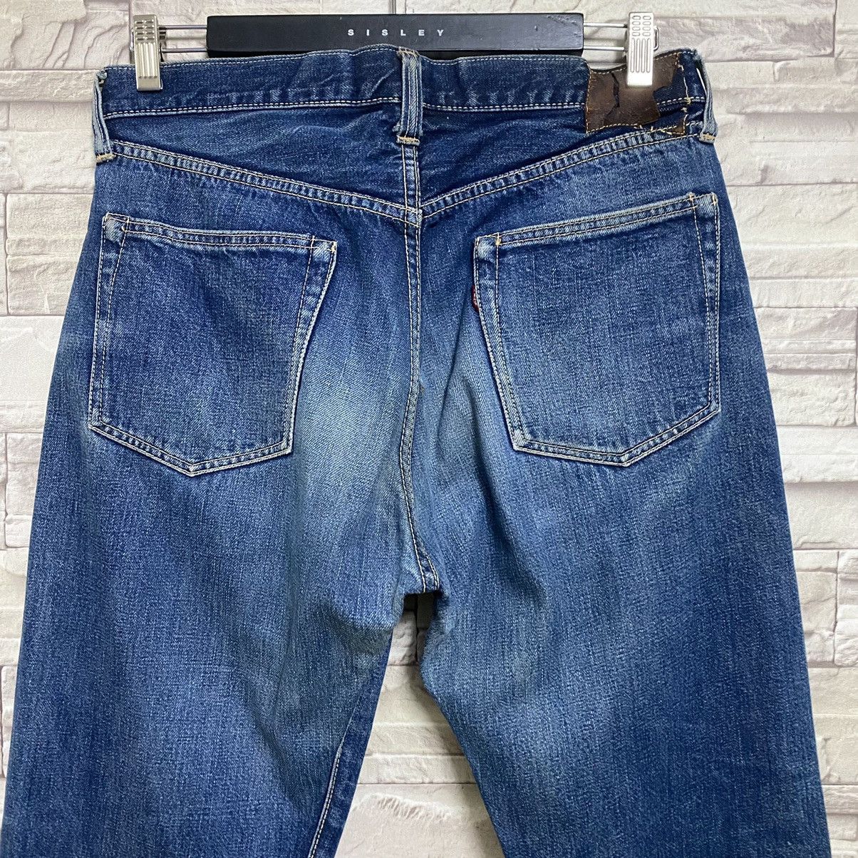 The Real McCoy's Vintage The Real McCoy Distressed Denim Selvedge Jeans 32x33 Size US 32 / EU 48 - 10 Thumbnail