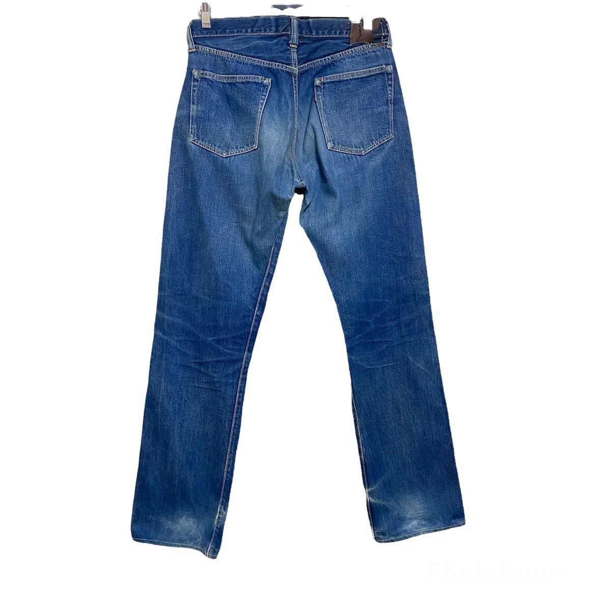 The Real McCoy's Vintage The Real McCoy Distressed Denim Selvedge Jeans 32x33 Size US 32 / EU 48 - 2 Thumbnail