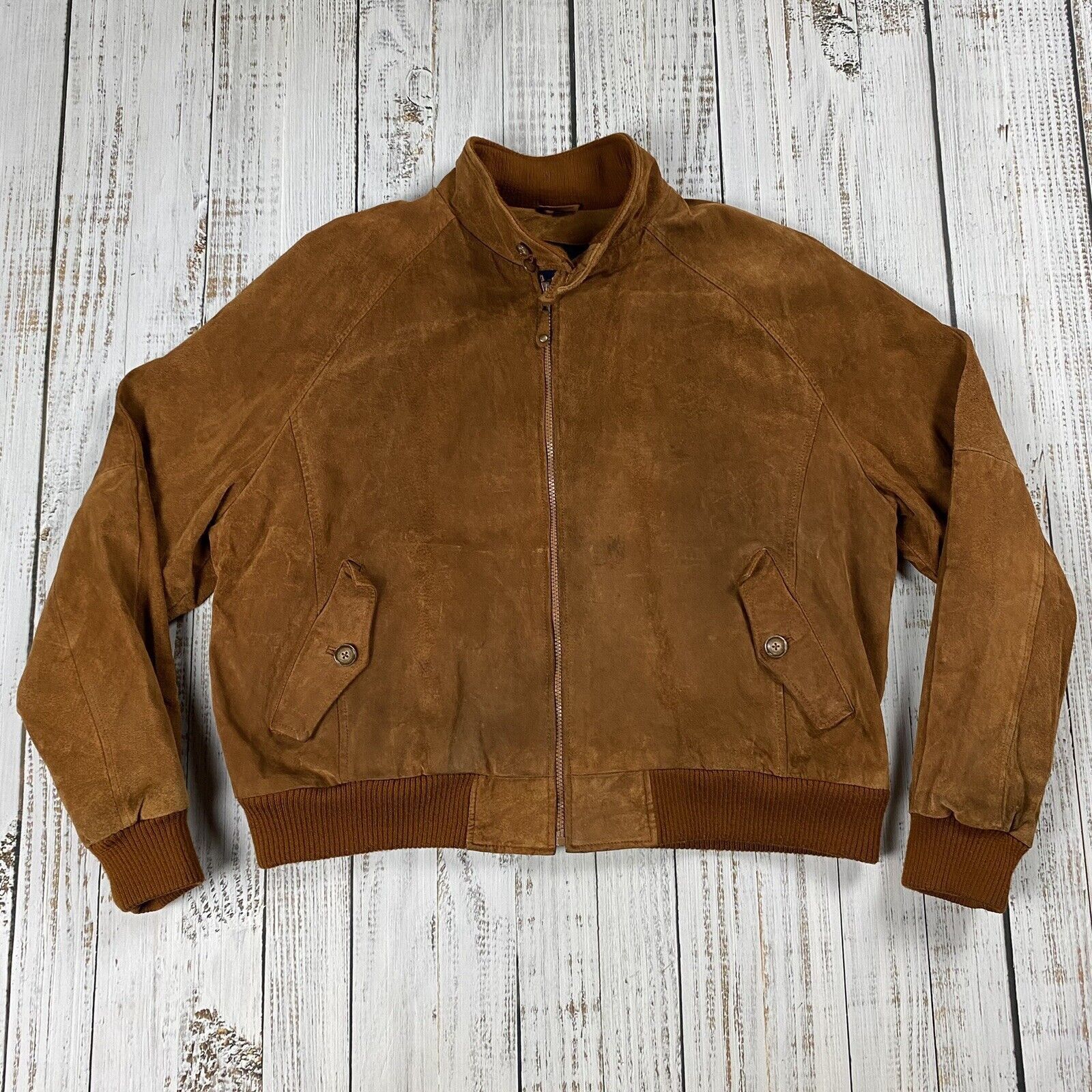 Full Zip Bomber Jacket W/ Leather Zipper Pull by Orvis main image 0