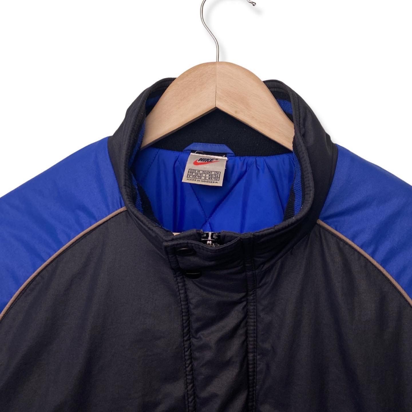 Nike USA Swoosh Embroidered Big Logo Nylon Jacket Vintage 90s Size US M / EU 48-50 / 2 - 6 Thumbnail