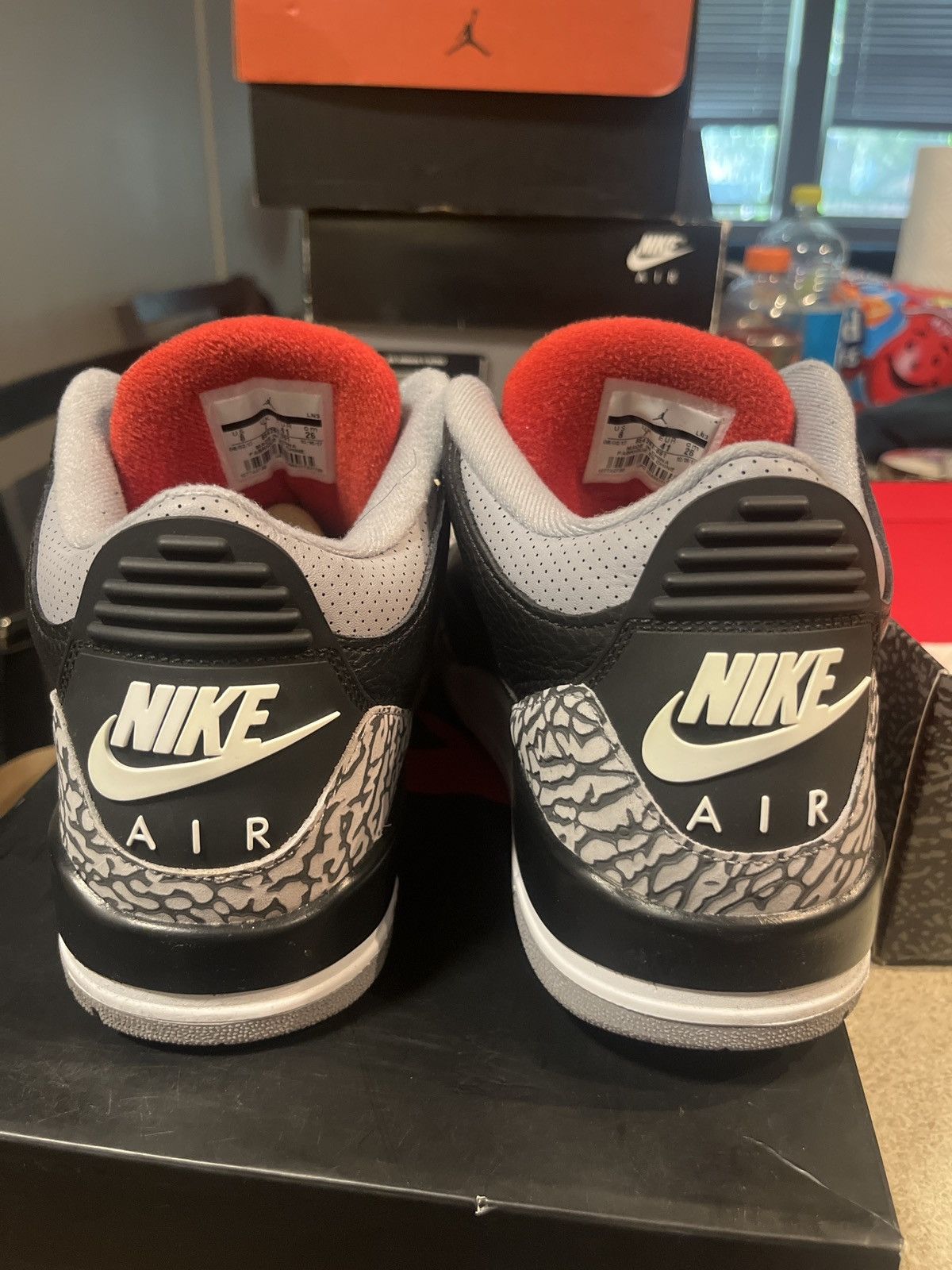 Jordan Brand Jordan Retro 3 Black Cement Size US 8 / EU 41 - 5 Thumbnail