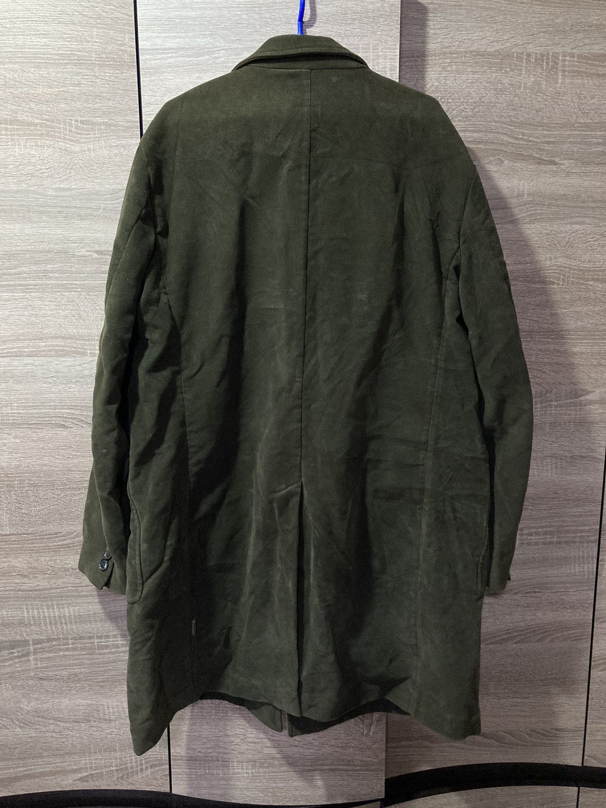 Moncler Moncler Long Coat Velvet vintage Size US XL / EU 56 / 4 - 2 Thumbnail