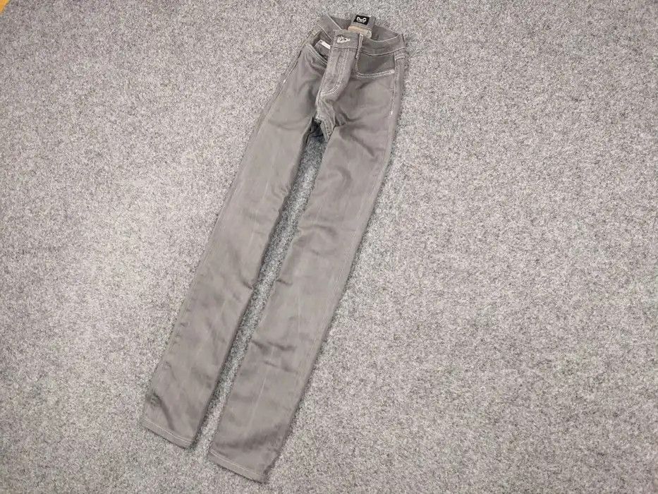 Dolce & Gabbana Vintage 90's Dolce & Gabbana Slimmy Women's Gray Denim Jeans Size 25" / US 0 / IT 36 - 2 Thumbnail