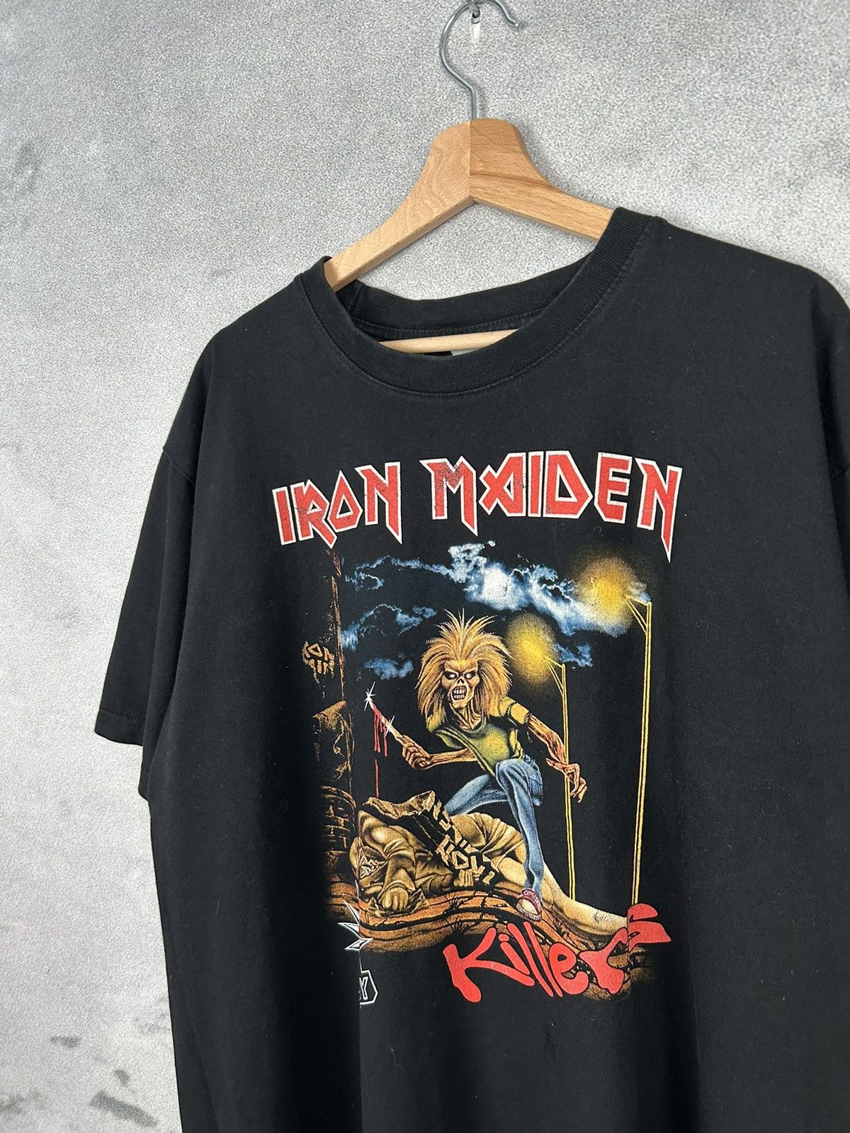 Band Tees × Vintage Vintage Iron Maiden Killers Rock Band Tee Metal Graphic Size US XL / EU 56 / 4 - 3 Thumbnail