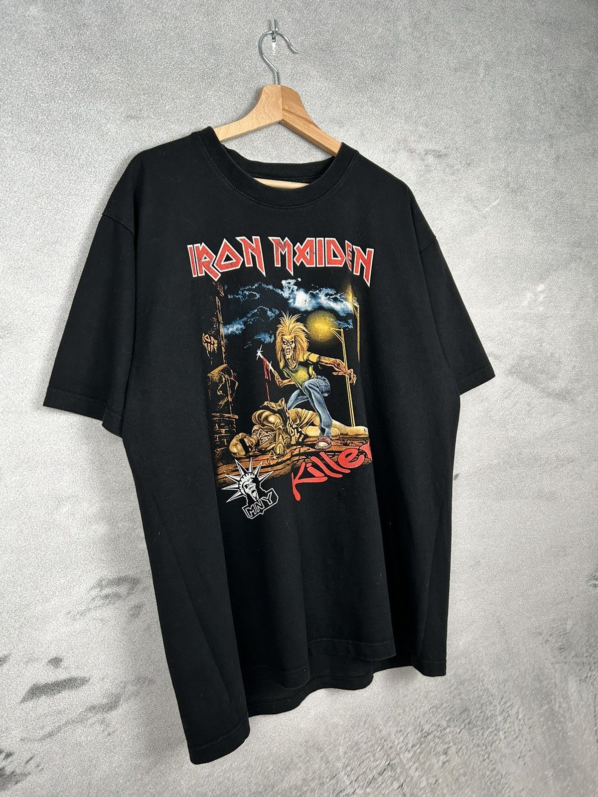 Band Tees × Vintage Vintage Iron Maiden Killers Rock Band Tee Metal Graphic Size US XL / EU 56 / 4 - 4 Thumbnail