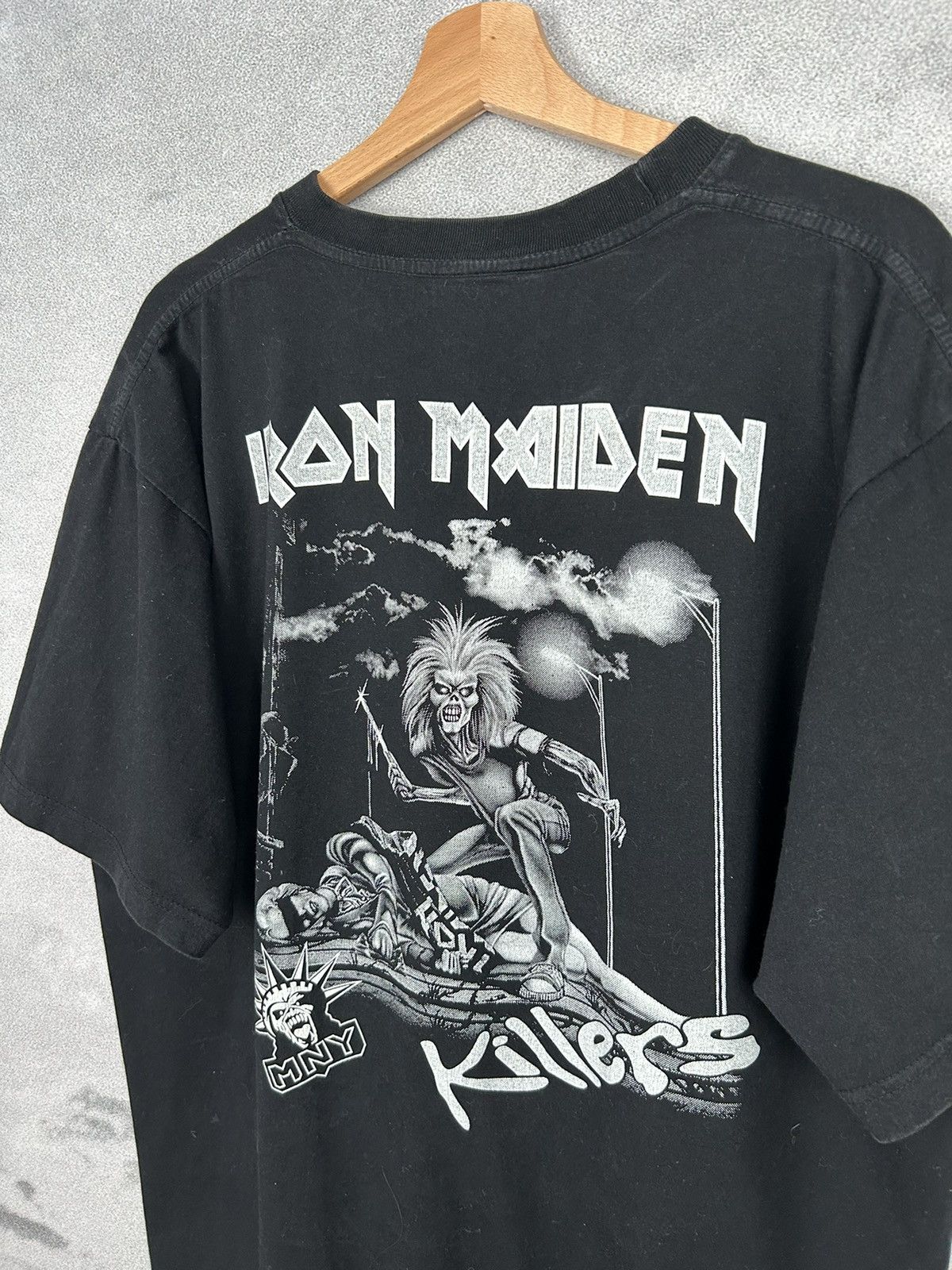 Band Tees × Vintage Vintage Iron Maiden Killers Rock Band Tee Metal Graphic Size US XL / EU 56 / 4 - 6 Thumbnail