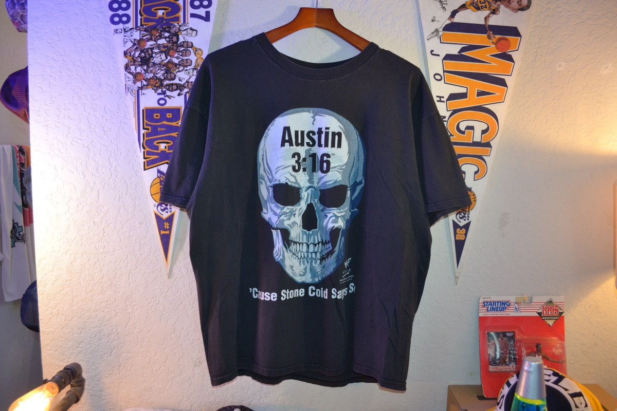 Vintage Vintage 1996 Stone Cold Austin 3:16 Graphic tee XL | Grailed