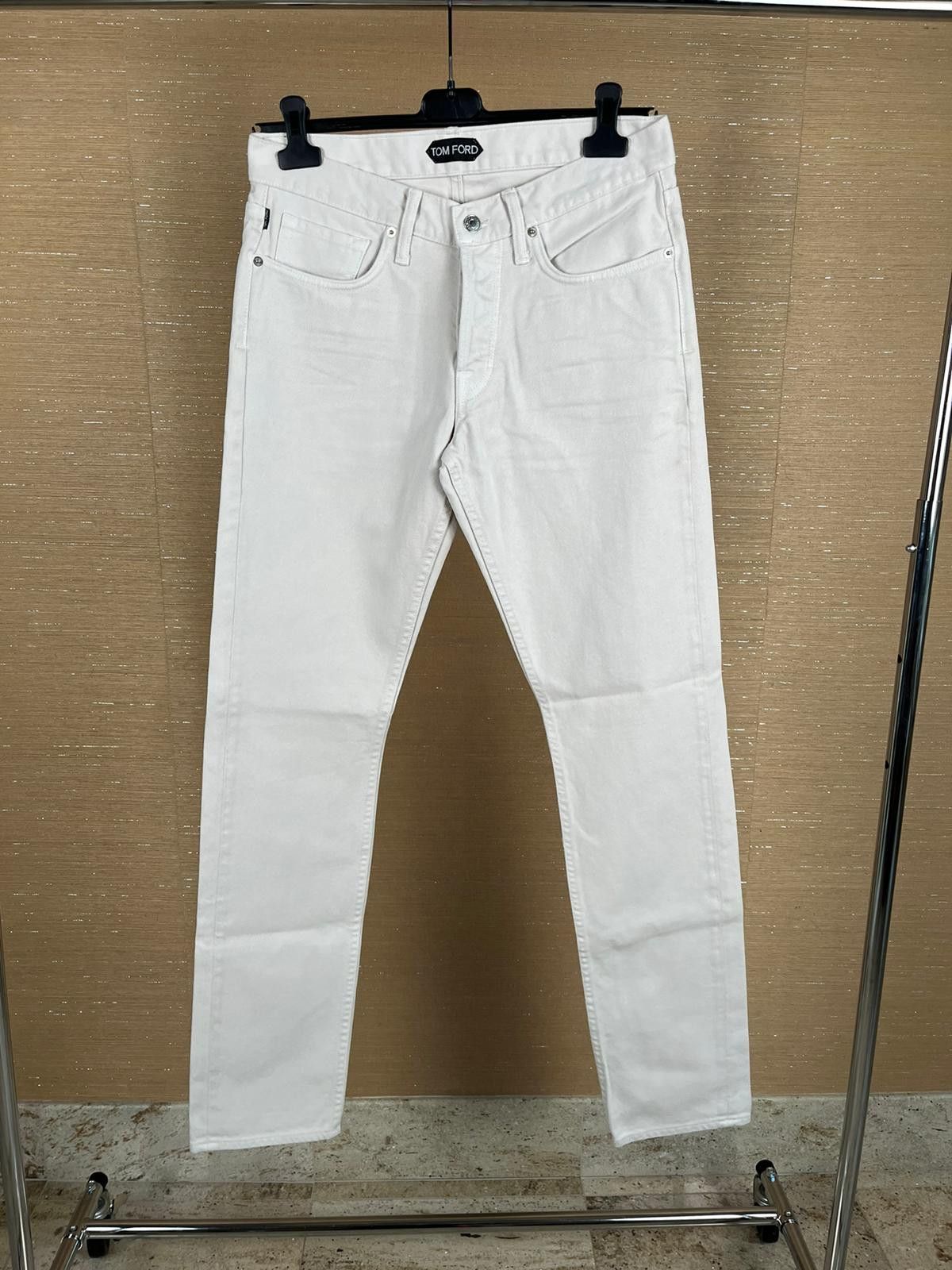 Tom Ford Tapered Fit Denim in Off White Color Size US 32 / EU 48 - 10 Thumbnail