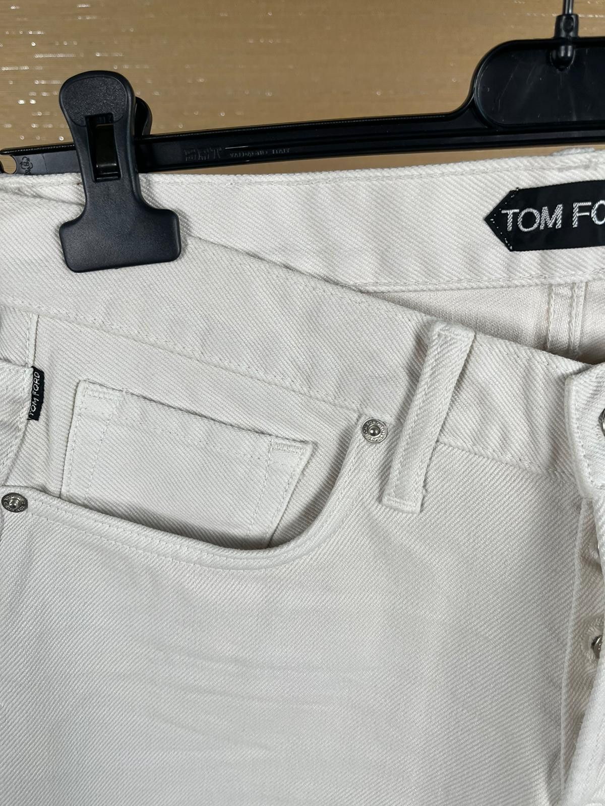 Tom Ford Tapered Fit Denim in Off White Color Size US 32 / EU 48 - 8 Thumbnail