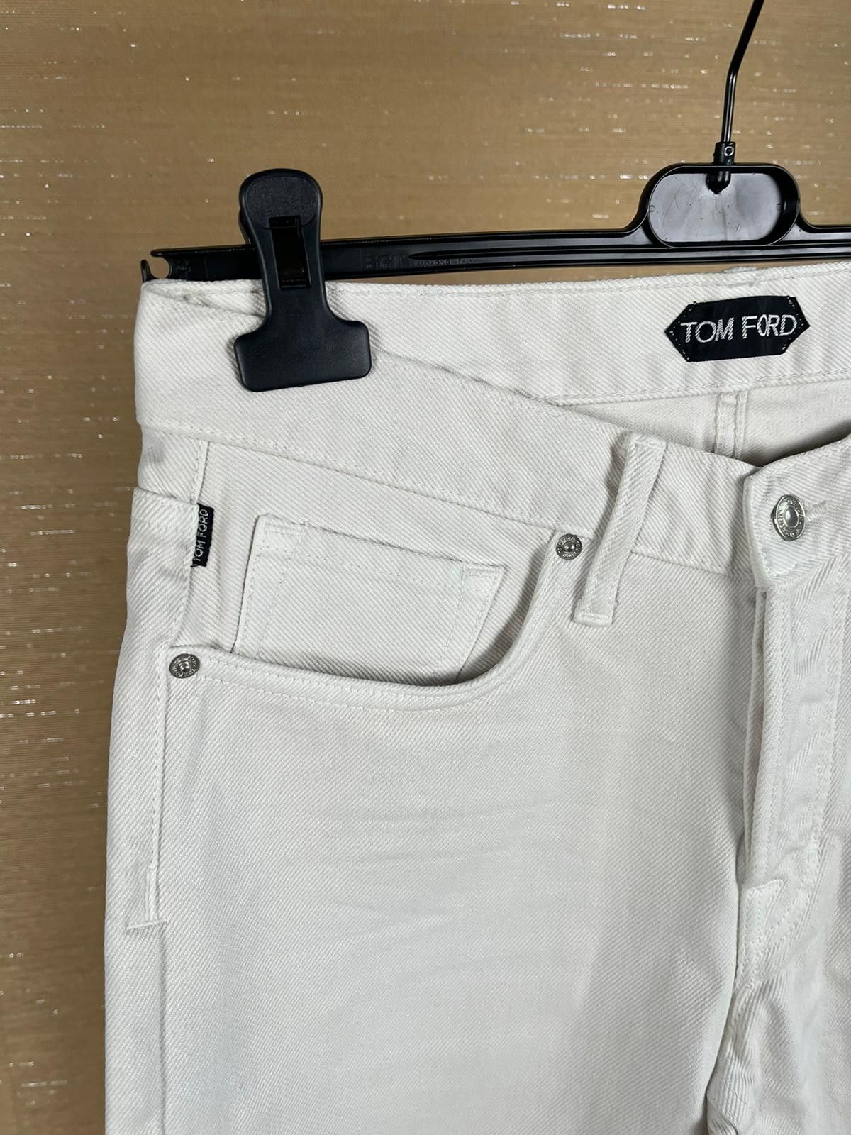 Tom Ford Tapered Fit Denim in Off White Color Size US 32 / EU 48 - 4 Thumbnail