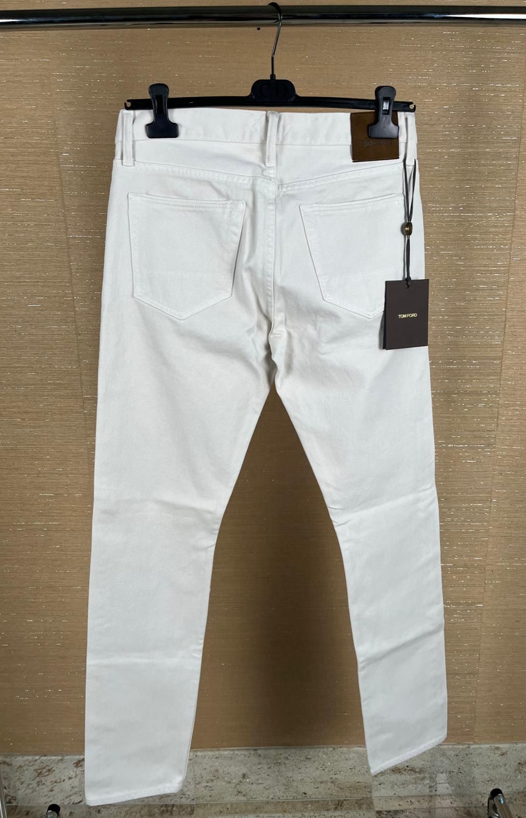Tom Ford Tapered Fit Denim in Off White Color Size US 32 / EU 48 - 14 Thumbnail