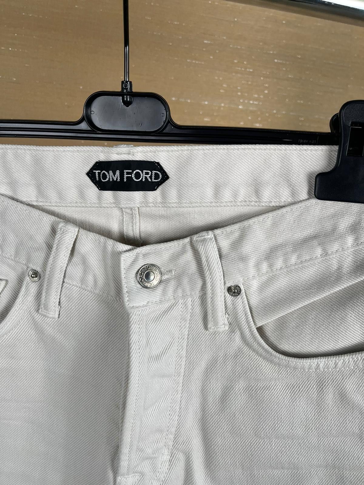 Tom Ford Tapered Fit Denim in Off White Color Size US 32 / EU 48 - 9 Thumbnail