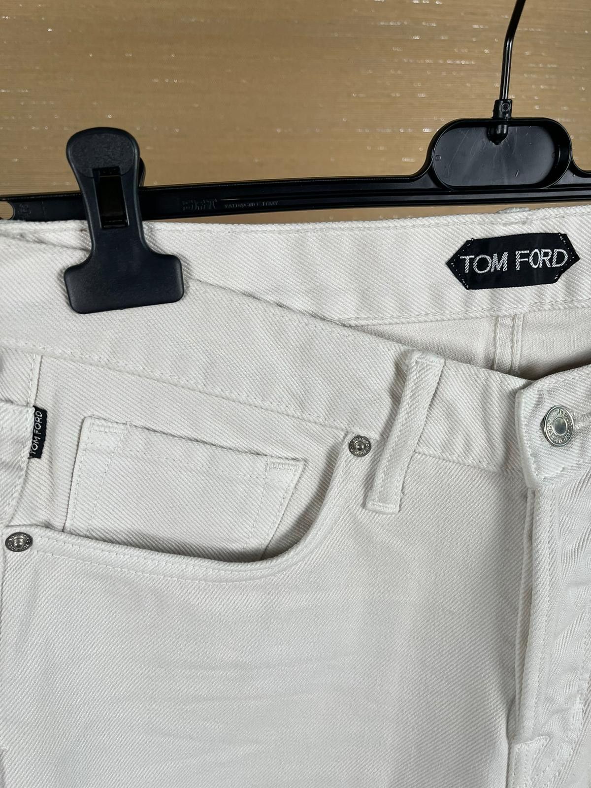 Tom Ford Tapered Fit Denim in Off White Color Size US 32 / EU 48 - 3 Thumbnail