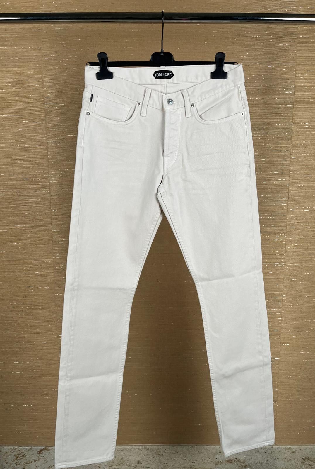 Tom Ford Tapered Fit Denim in Off White Color Size US 32 / EU 48 - 2 Thumbnail