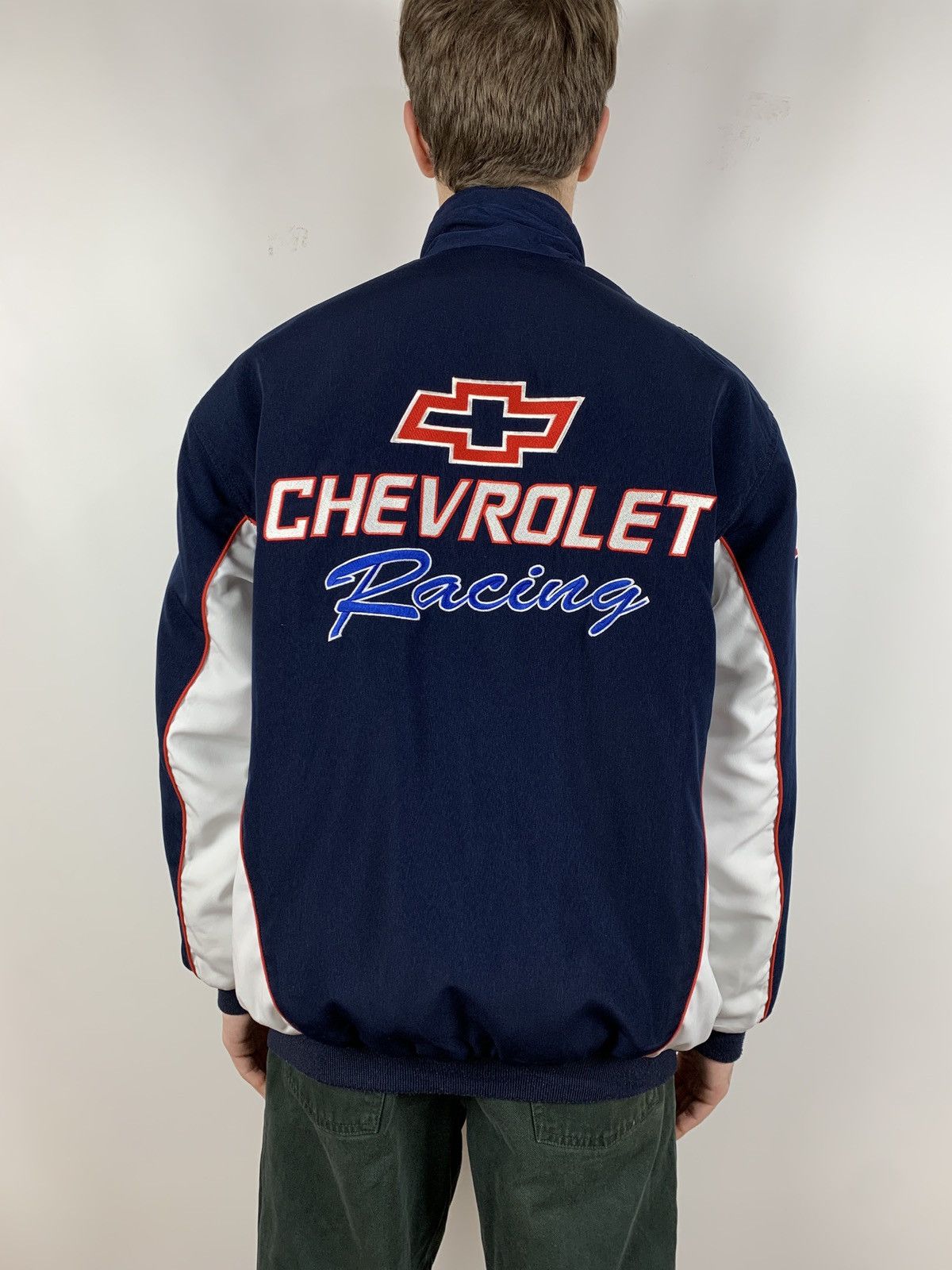 NASCAR Vintage Chevrolet Racing NASCAR Jacket Size US XL / EU 56 / 4 - 2 Thumbnail