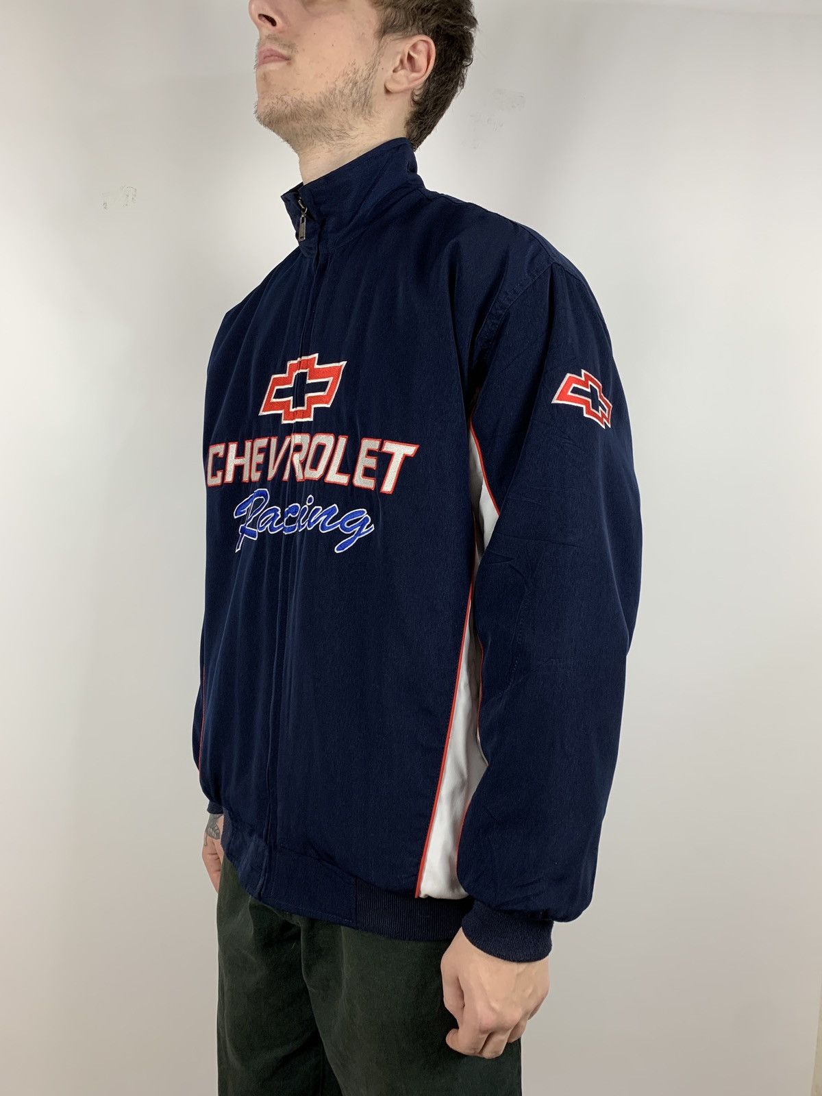 NASCAR Vintage Chevrolet Racing NASCAR Jacket Size US XL / EU 56 / 4 - 3 Thumbnail