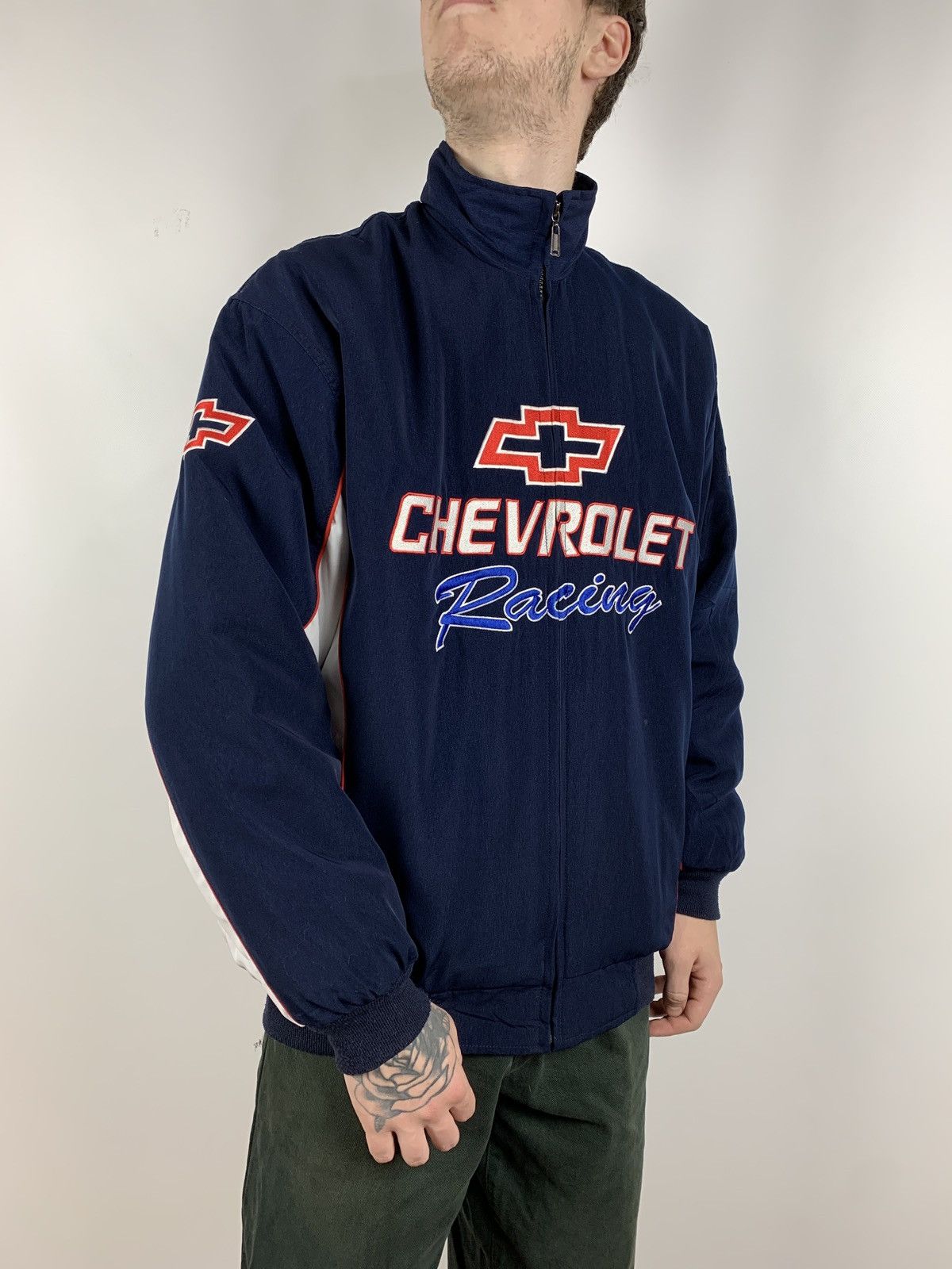 NASCAR Vintage Chevrolet Racing NASCAR Jacket Size US XL / EU 56 / 4 - 4 Thumbnail