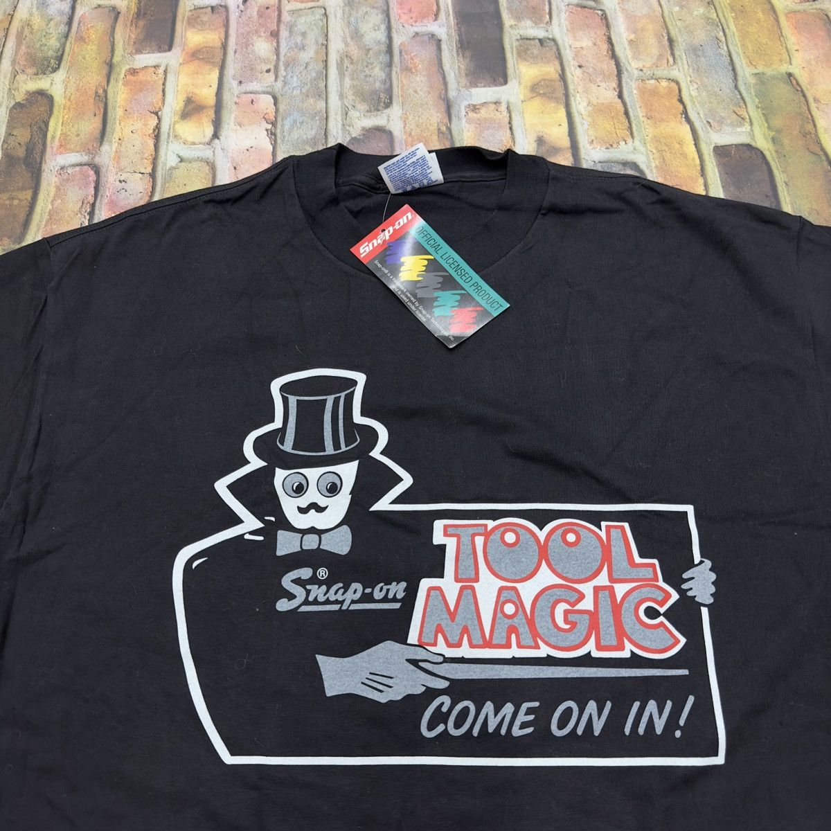 Hanes × Vintage Vintage Snap-On tee Size US XL / EU 56 / 4 - 3 Thumbnail