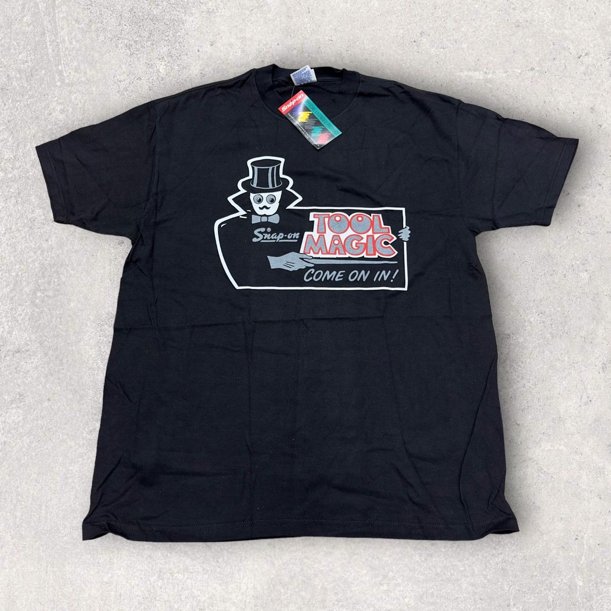 Hanes × Vintage Vintage Snap-On tee Size US XL / EU 56 / 4 - 1 Thumbnail