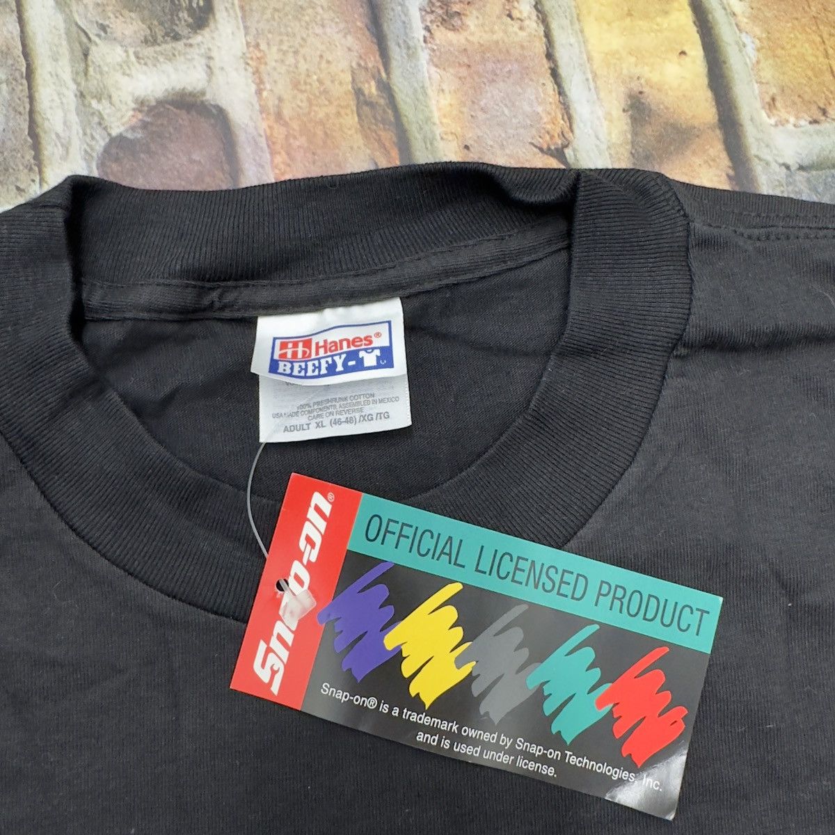 Hanes × Vintage Vintage Snap-On tee Size US XL / EU 56 / 4 - 4 Thumbnail