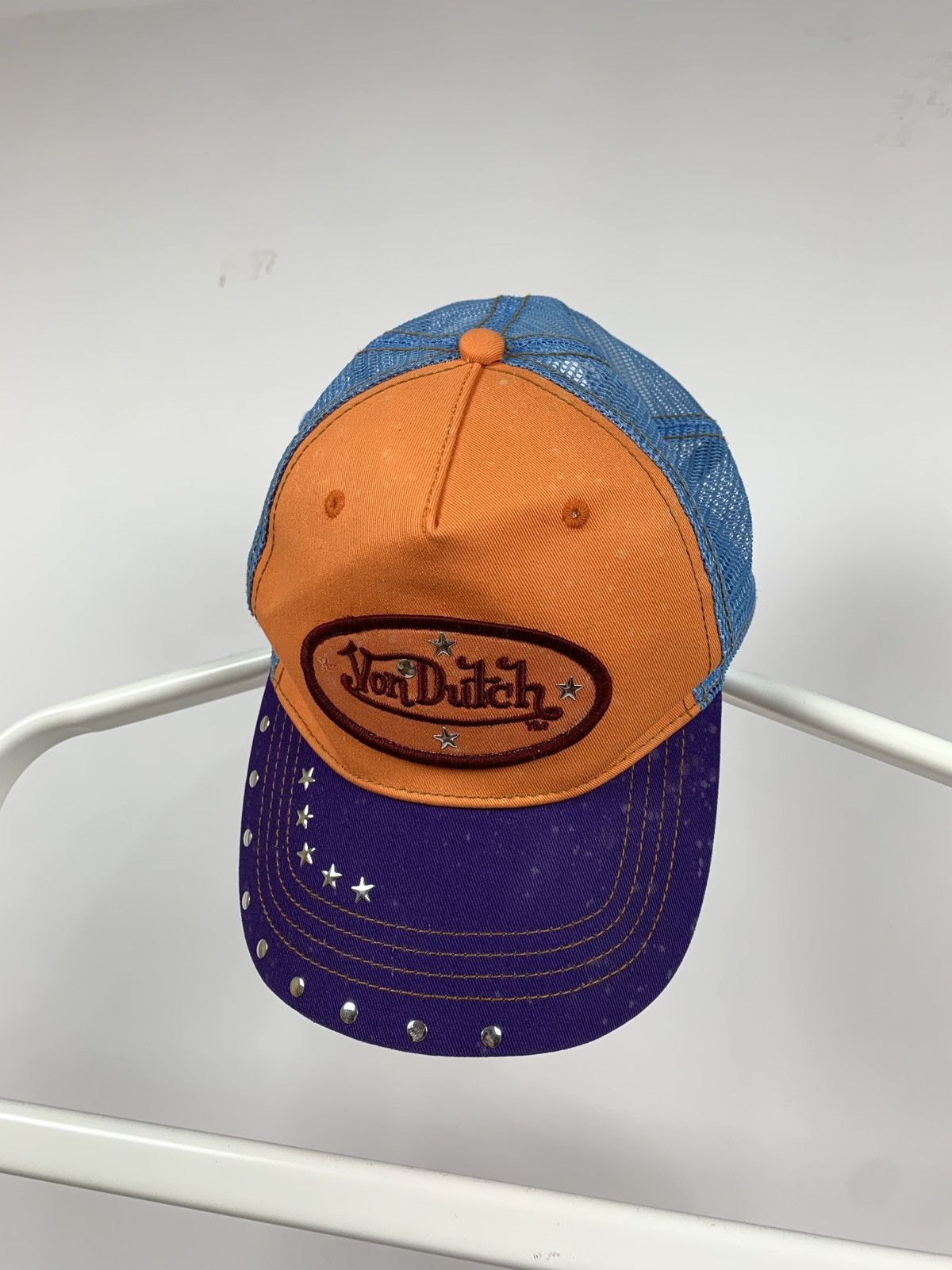 Von Dutch Orange/Purple Trucker Hat Cap