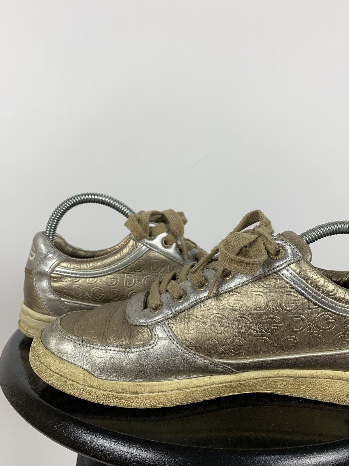 Dolce & Gabbana Vintage Dolce&Gabbana Mouse Monogram Low Top Sneakers Size US 8 / IT 38 - 13 Thumbnail