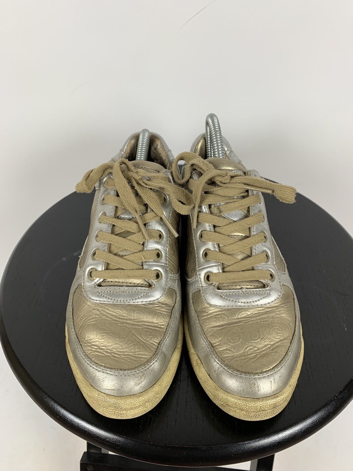 Dolce & Gabbana Vintage Dolce&Gabbana Mouse Monogram Low Top Sneakers Size US 8 / IT 38 - 7 Thumbnail