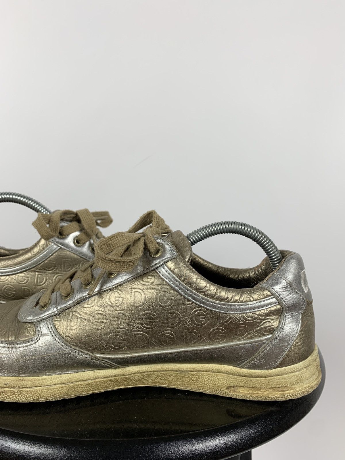 Dolce & Gabbana Vintage Dolce&Gabbana Mouse Monogram Low Top Sneakers Size US 8 / IT 38 - 14 Thumbnail