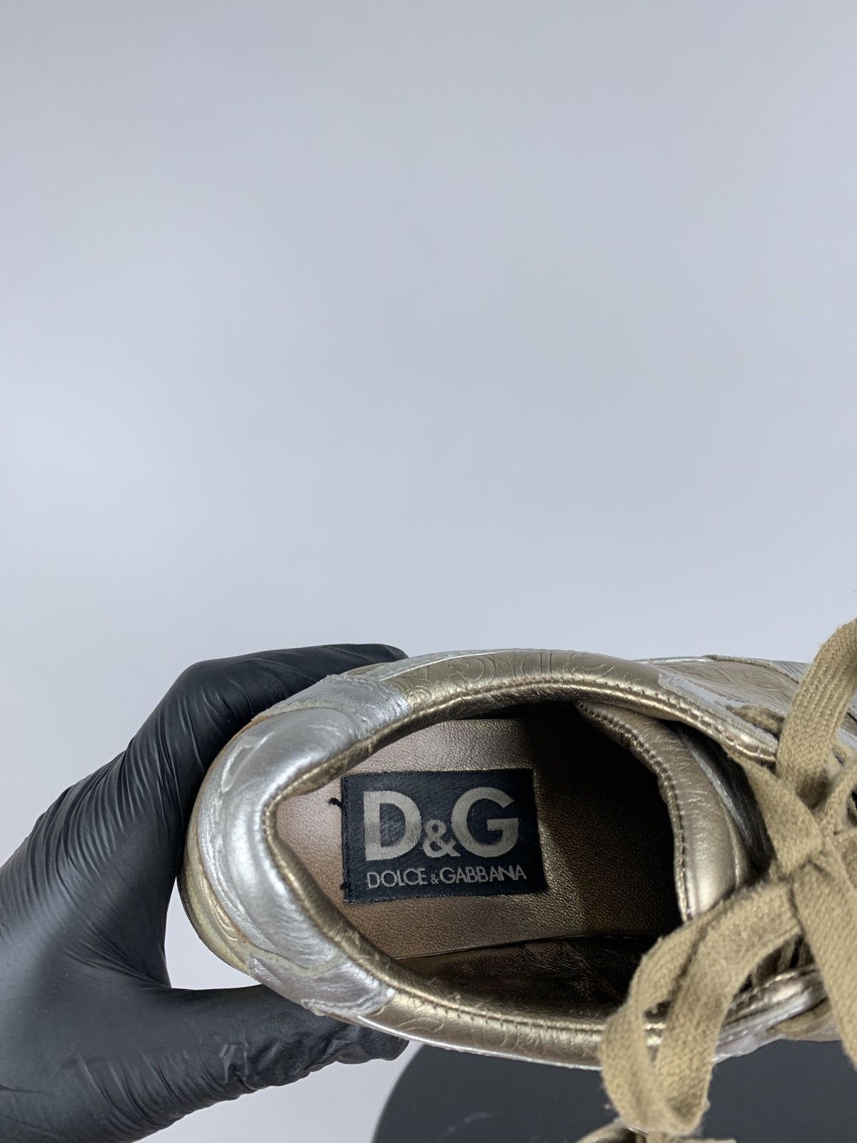 Dolce & Gabbana Vintage Dolce&Gabbana Mouse Monogram Low Top Sneakers Size US 8 / IT 38 - 19 Thumbnail