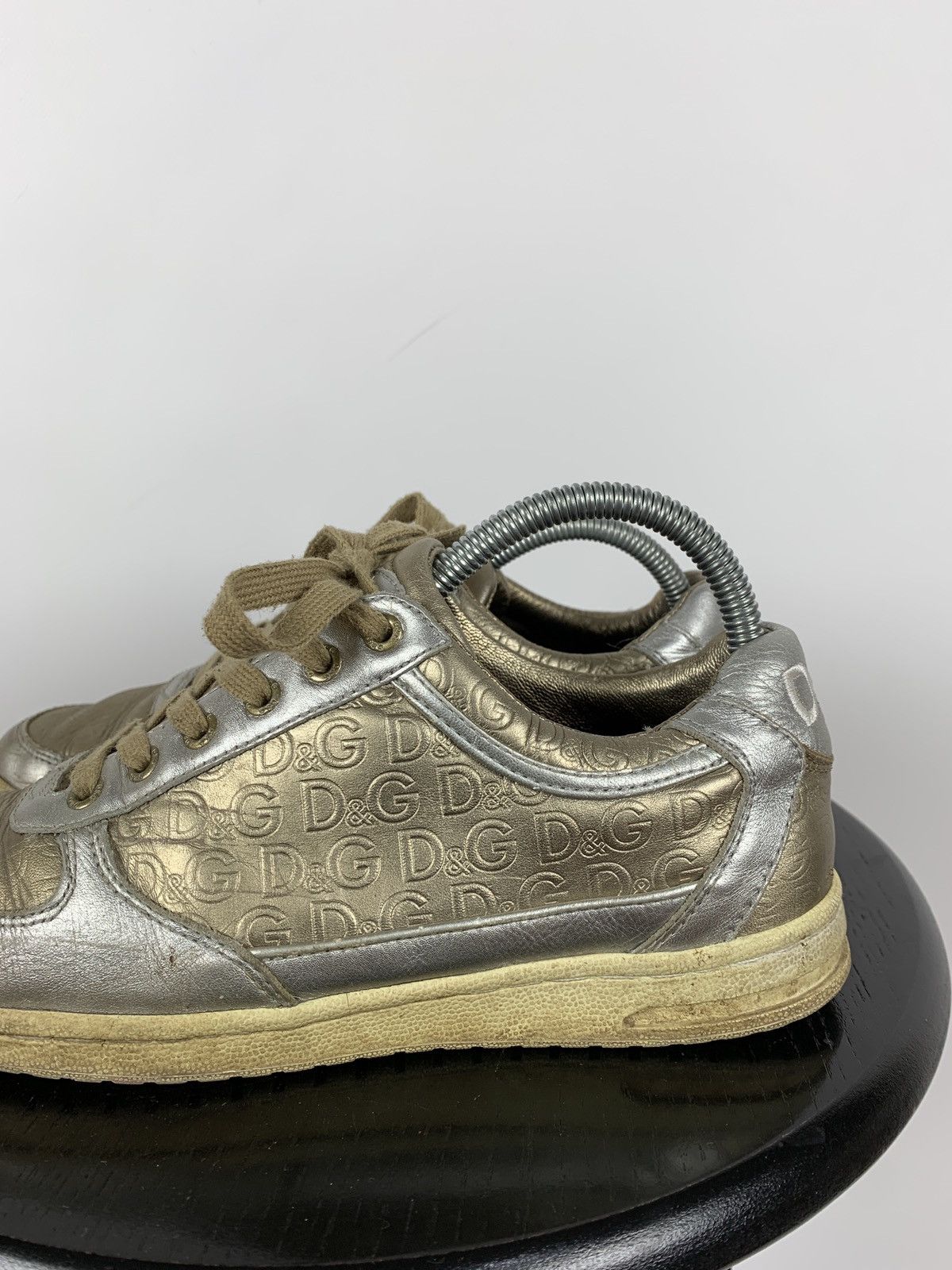 Dolce & Gabbana Vintage Dolce&Gabbana Mouse Monogram Low Top Sneakers Size US 8 / IT 38 - 11 Thumbnail