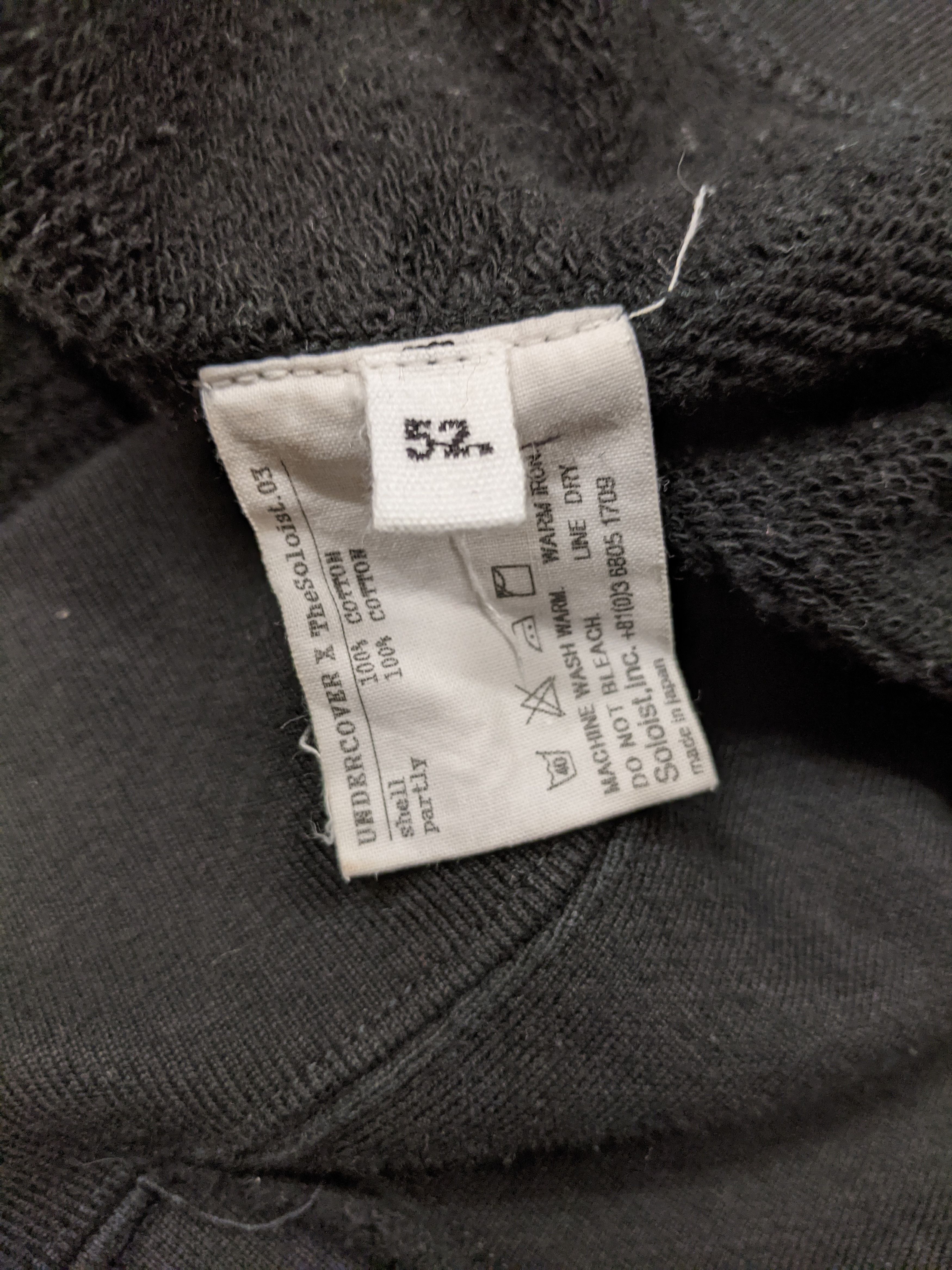 Takahiromiyashita The Soloist. × Undercover Soloist x Undercover sweatshirt Size US L / EU 52-54 / 3 - 5 Thumbnail